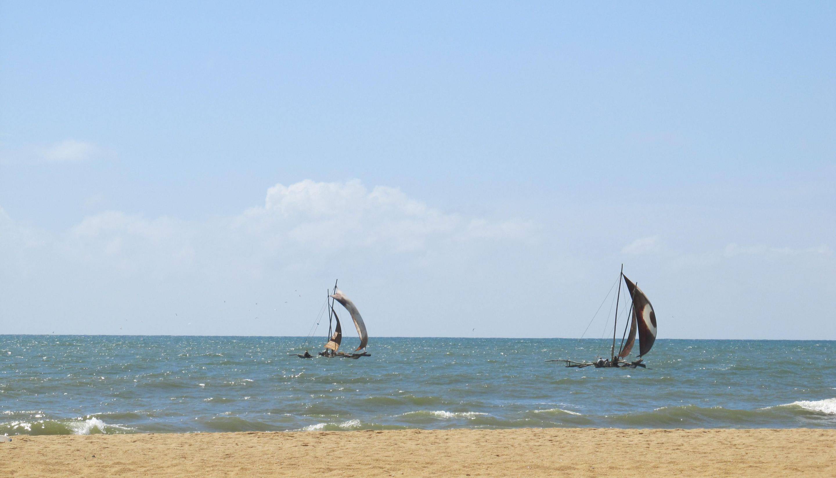 Ankunft in Sri Lanka und entspannen am Strand von Negombo