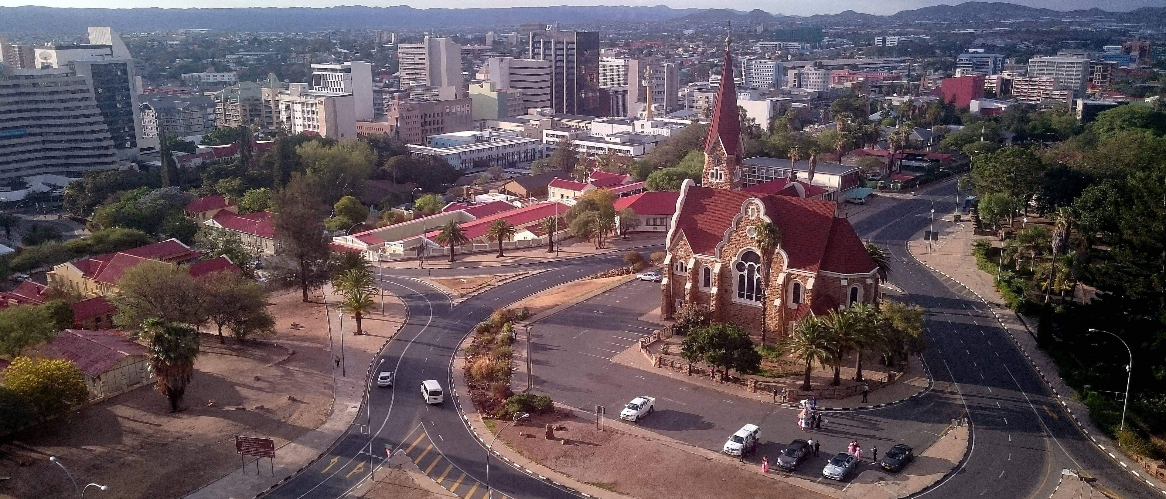 Ankunft in der Hauptstadt Windhoek