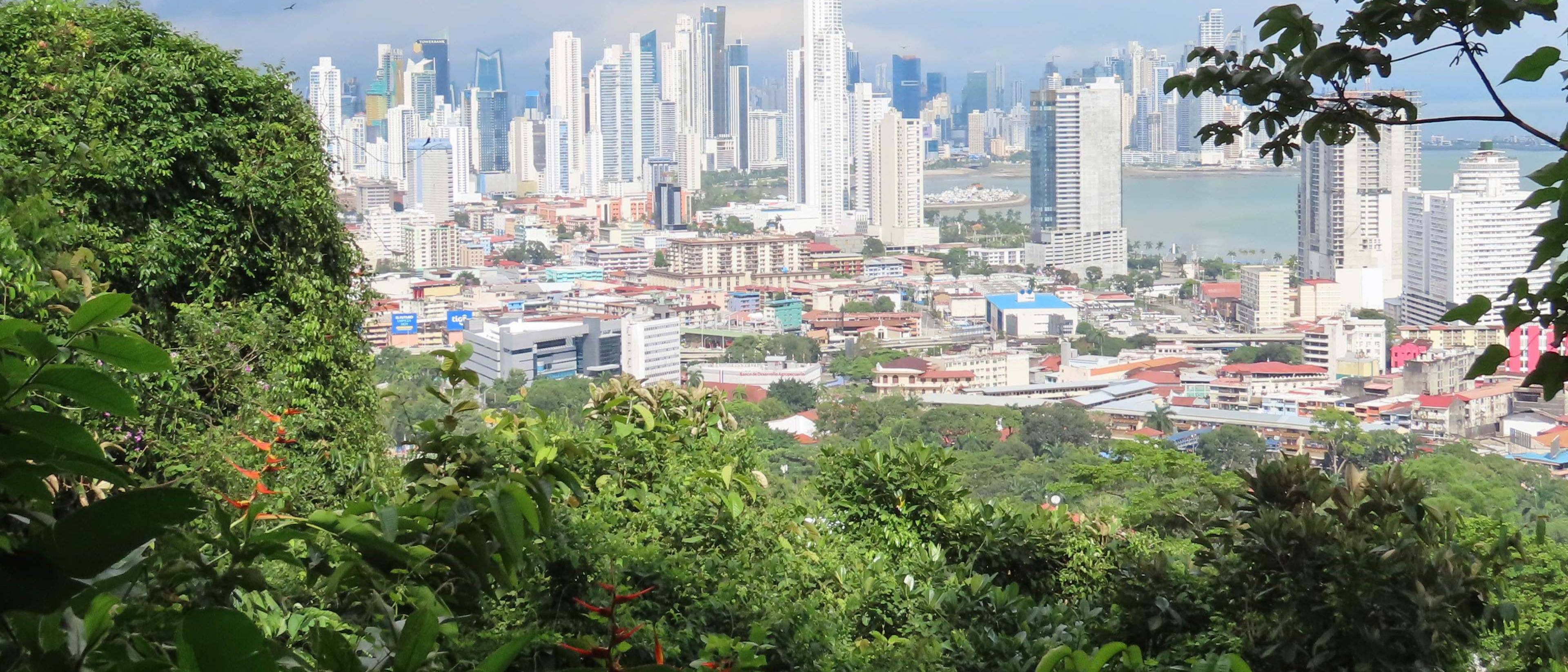 Aankomst in Panama-Stad