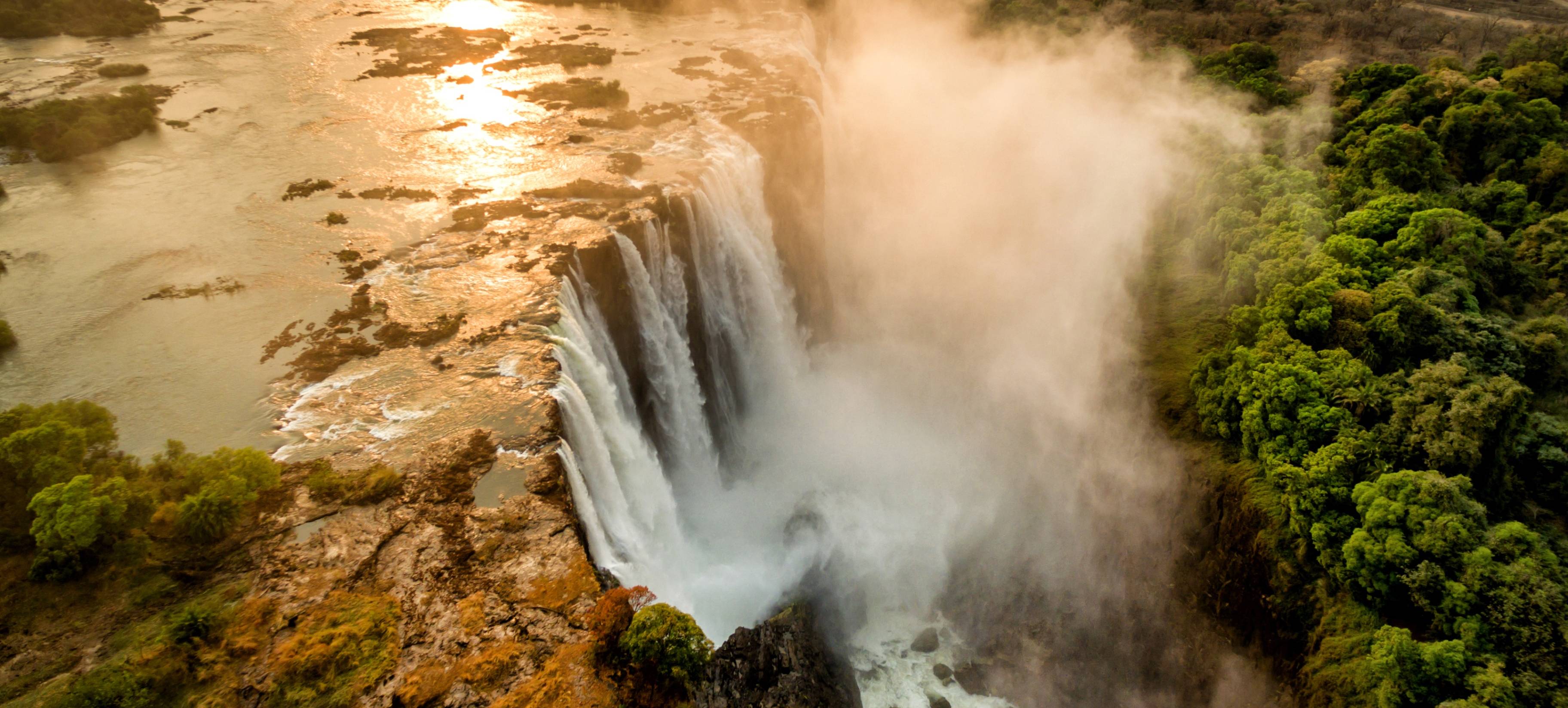 Les cascades du Zambèze à Livingstone