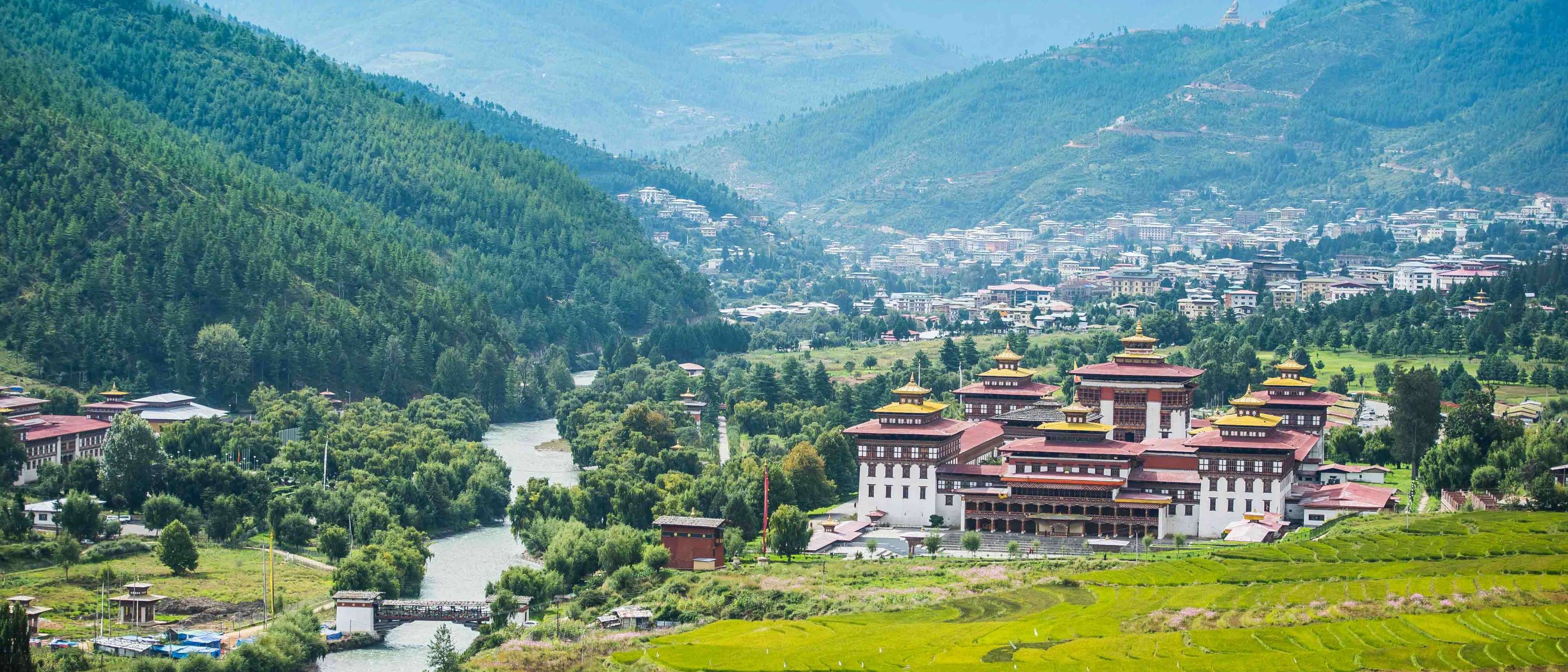 Ankunft in Bhutan