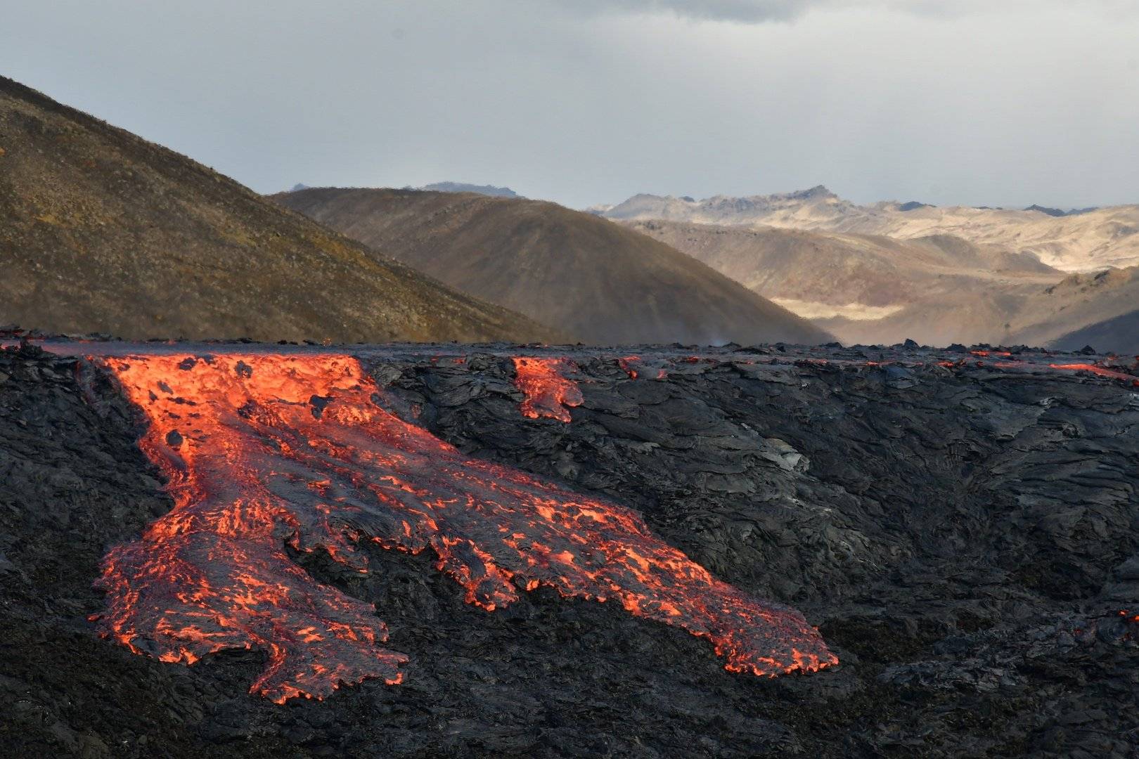 Sur les traces de la lave de Reykjanes