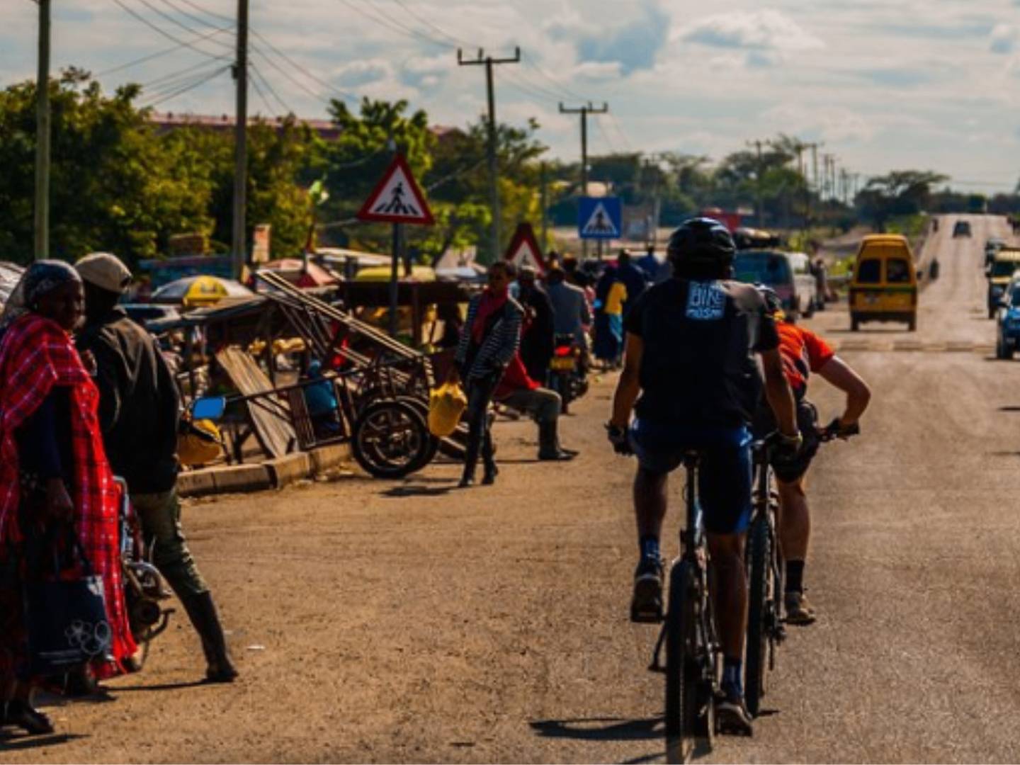 Attraverso il villaggio Chagga in bicicletta