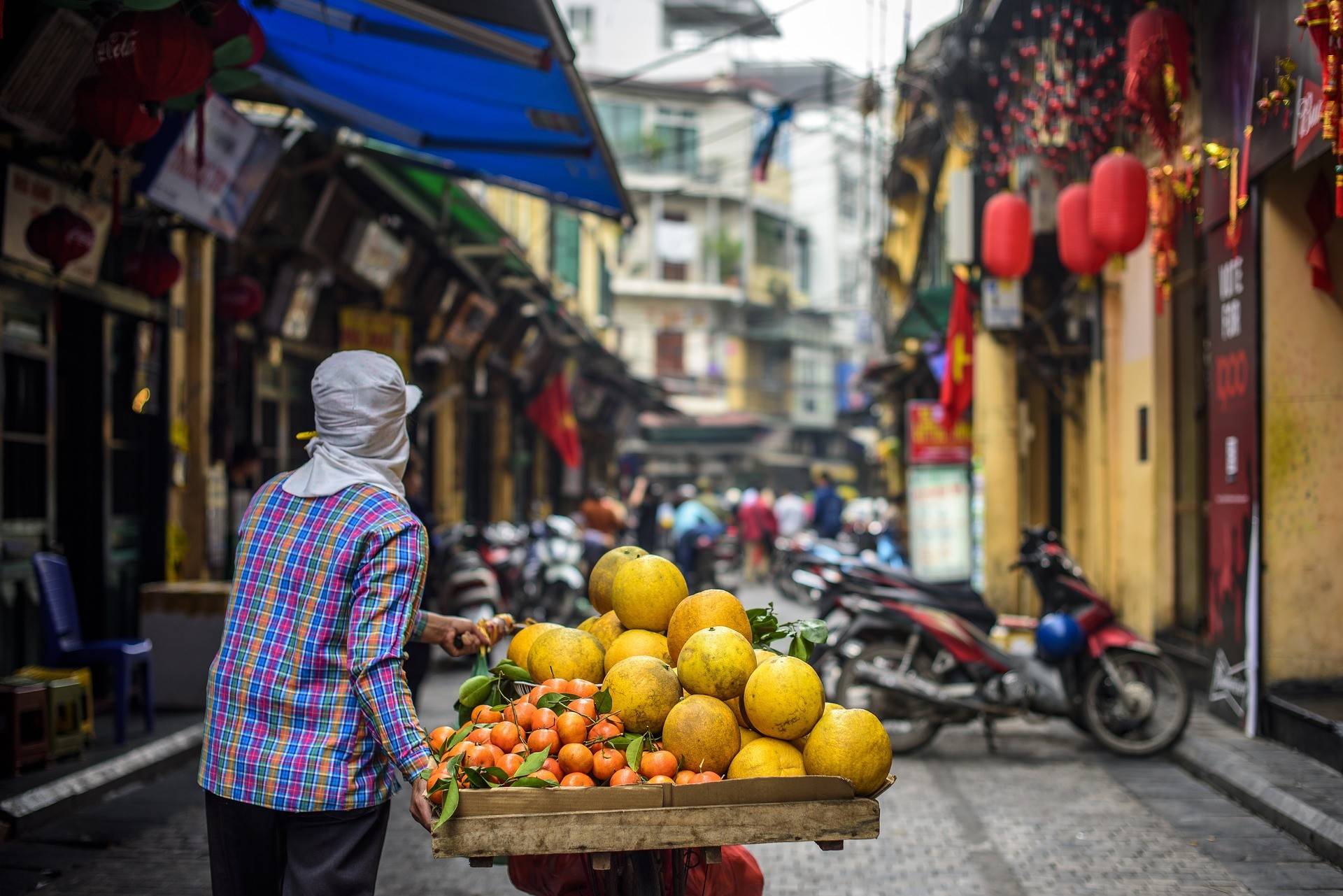 Ankunft in Hanoi