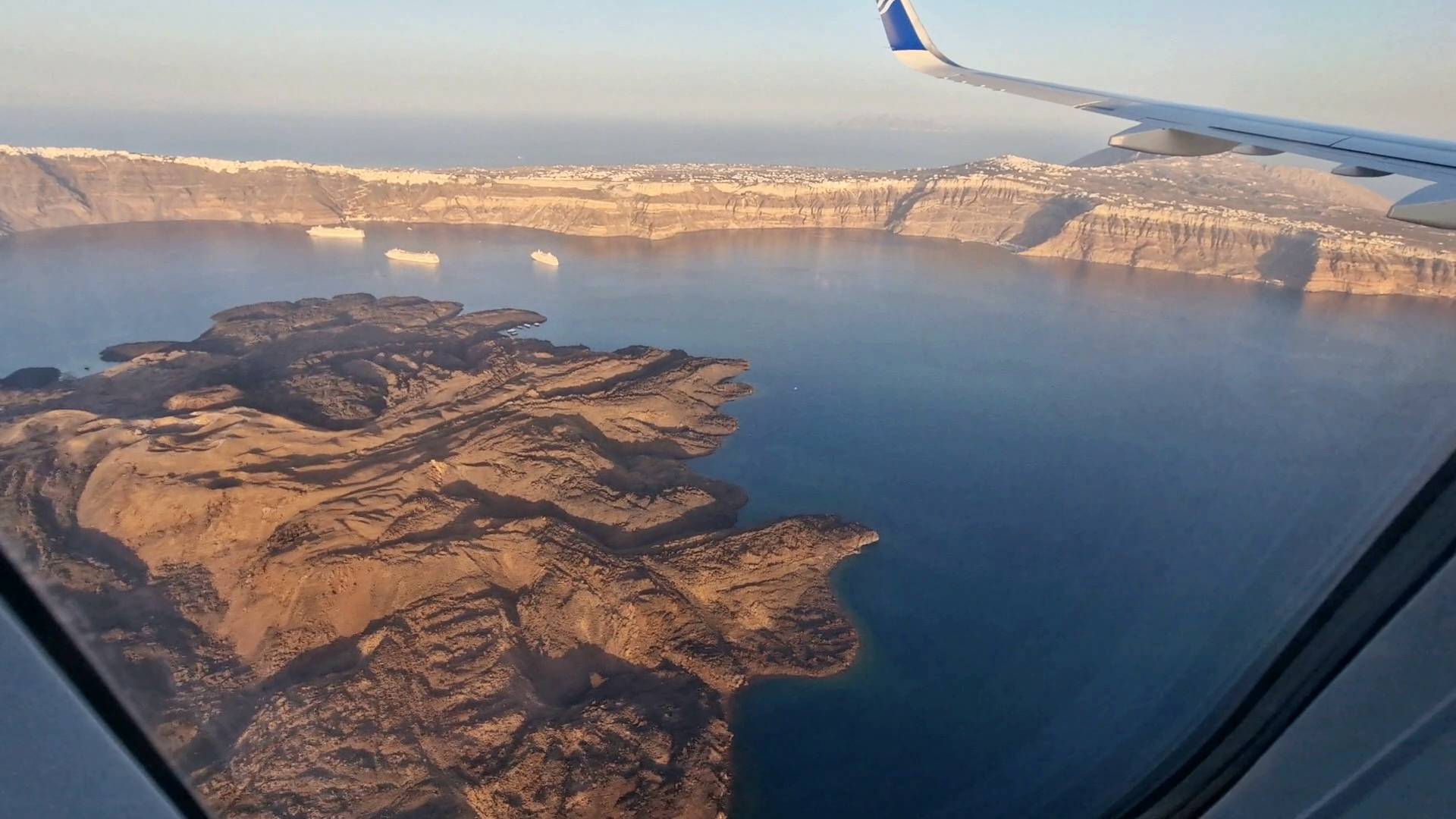 Arrivée à Santorin