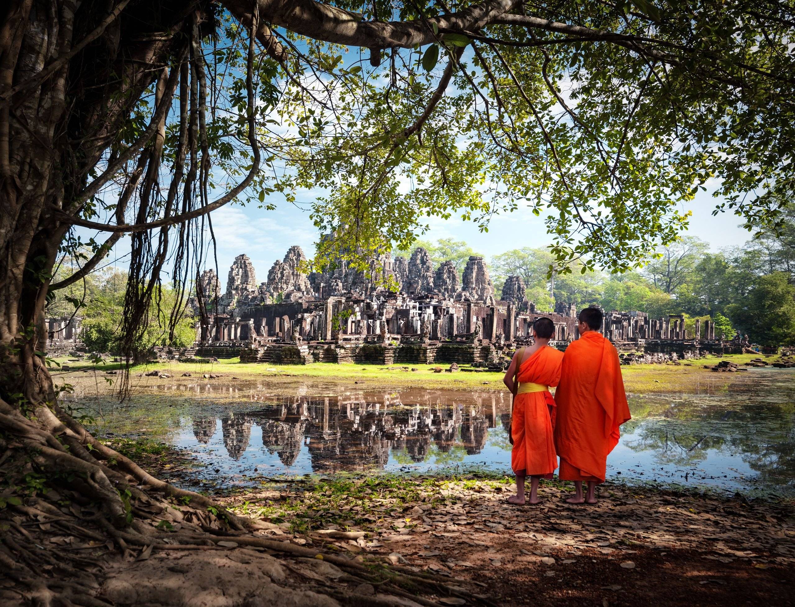 De tempels van Angkor Wat, Battambang en Phnom Penh