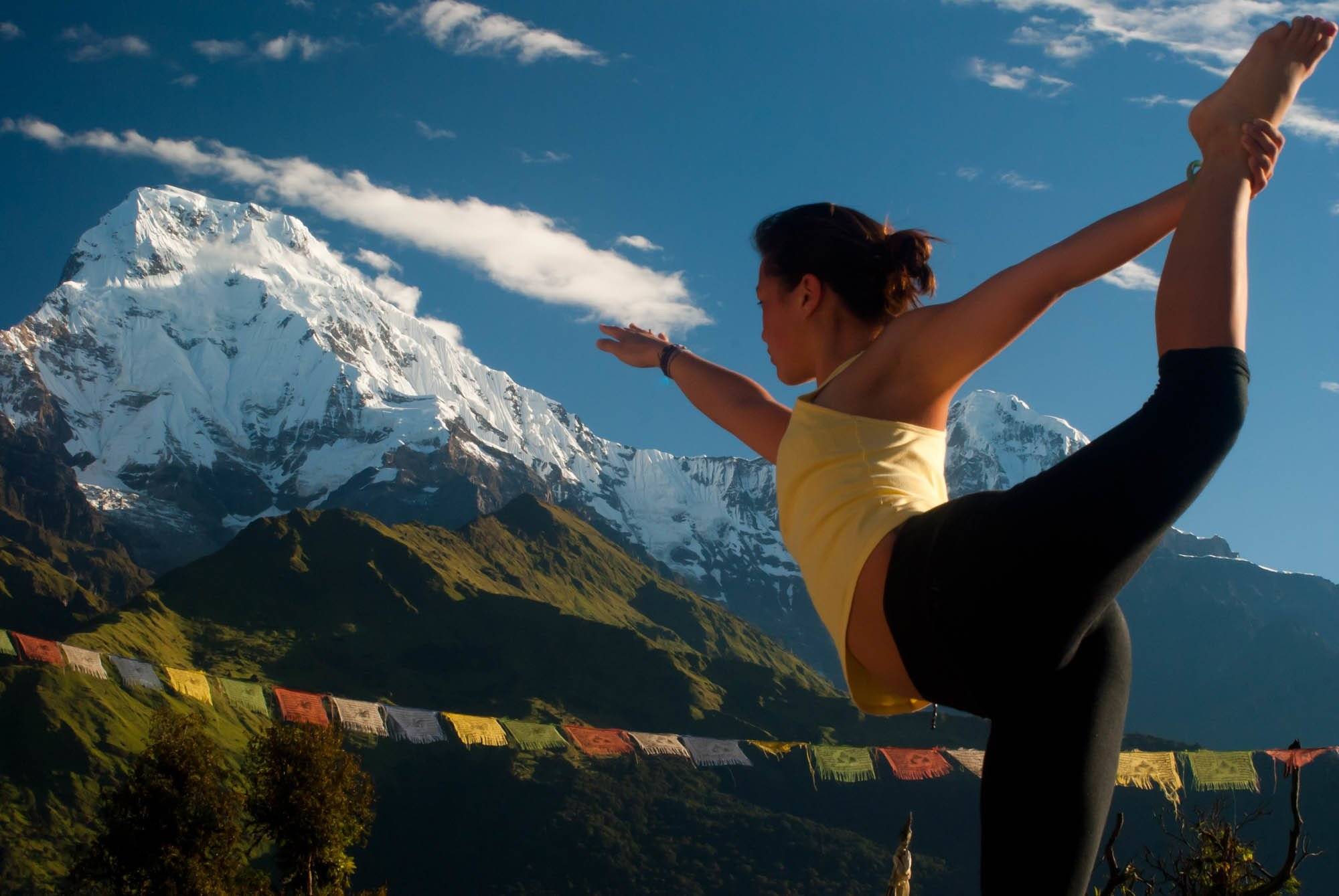 Yoga et bien-être dans l'Annapurna
