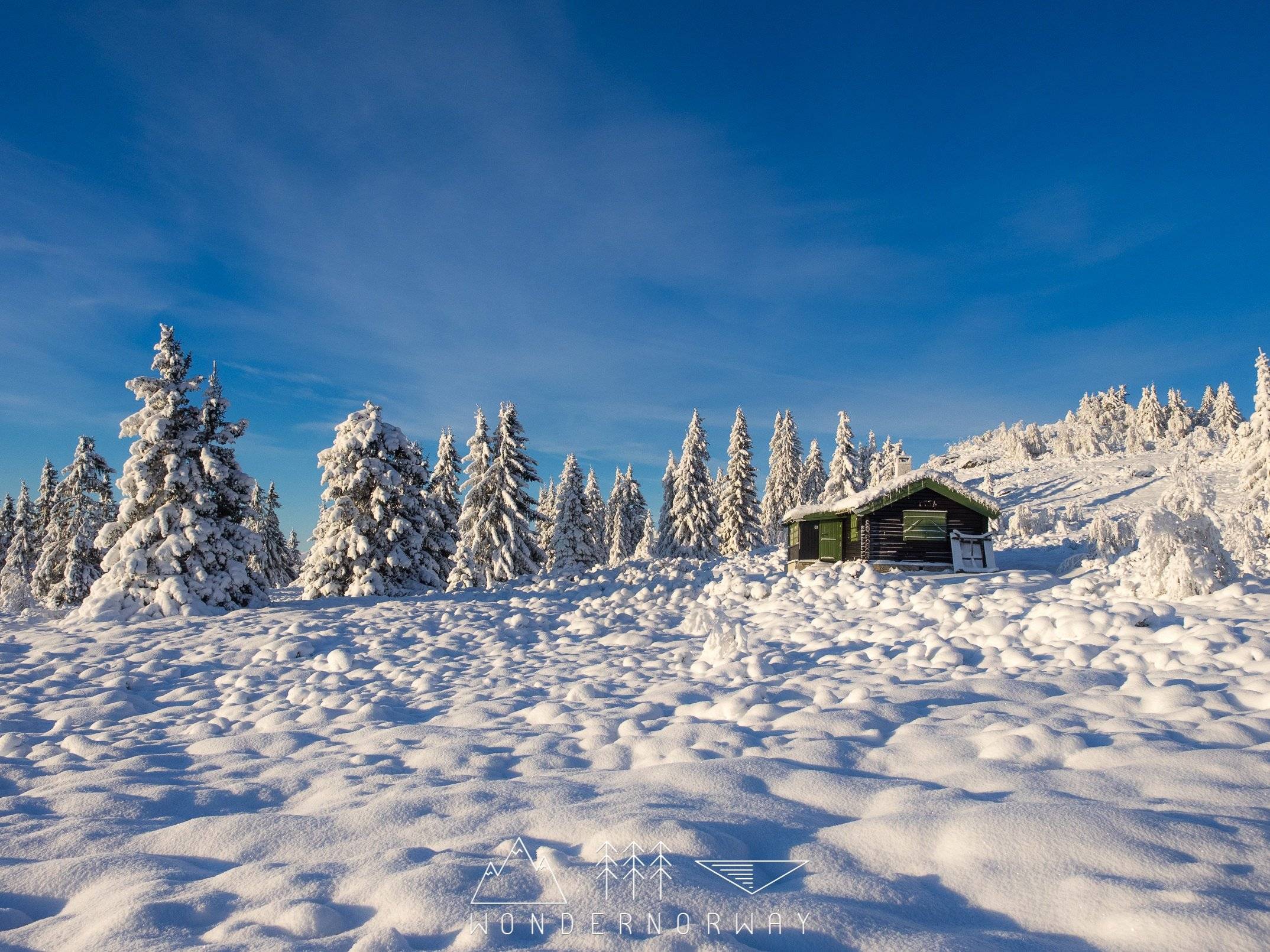 Magie de l'hiver en famille dans les montagnes de Norvège