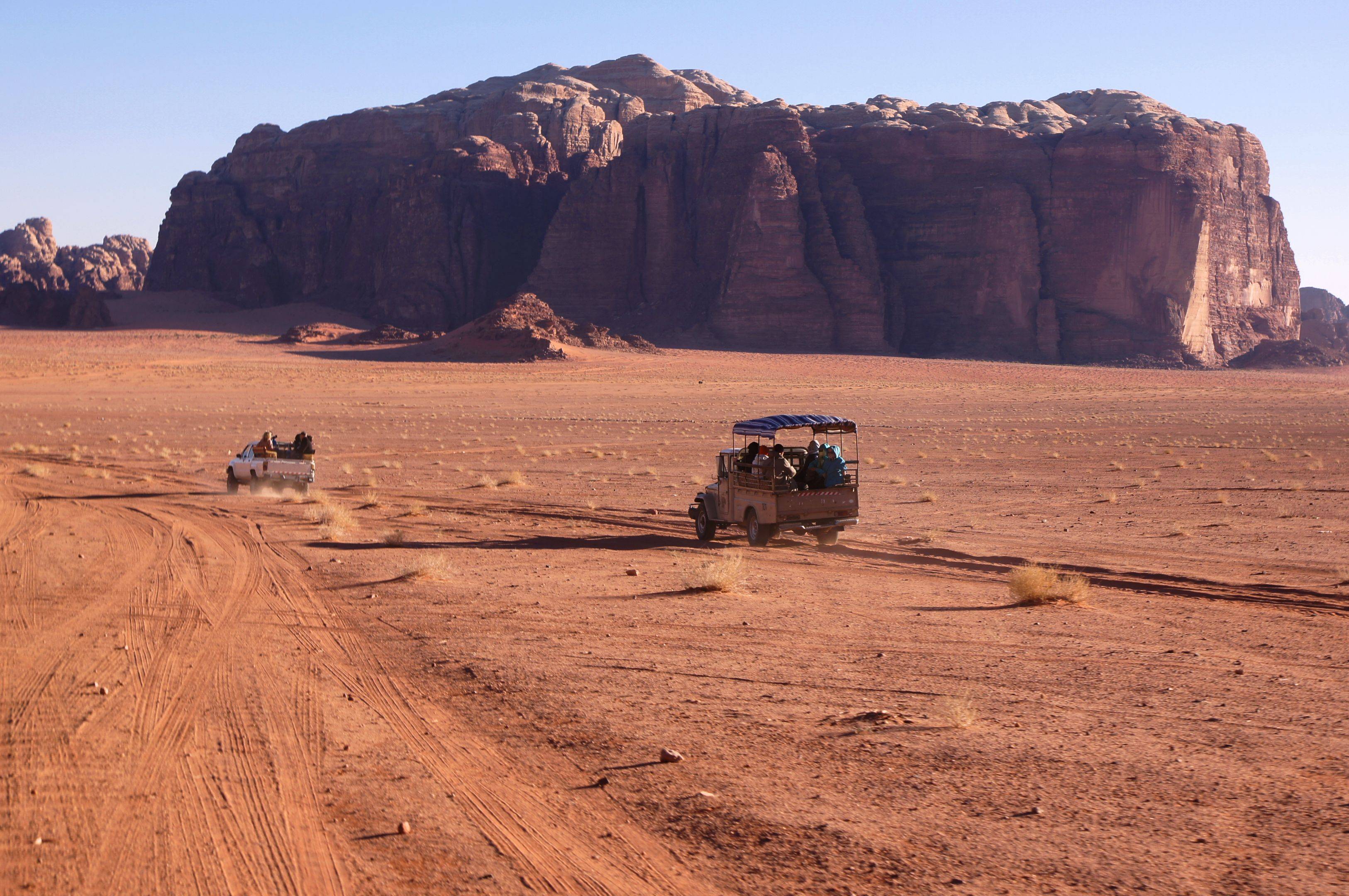 Le désert du Wadi Rum
