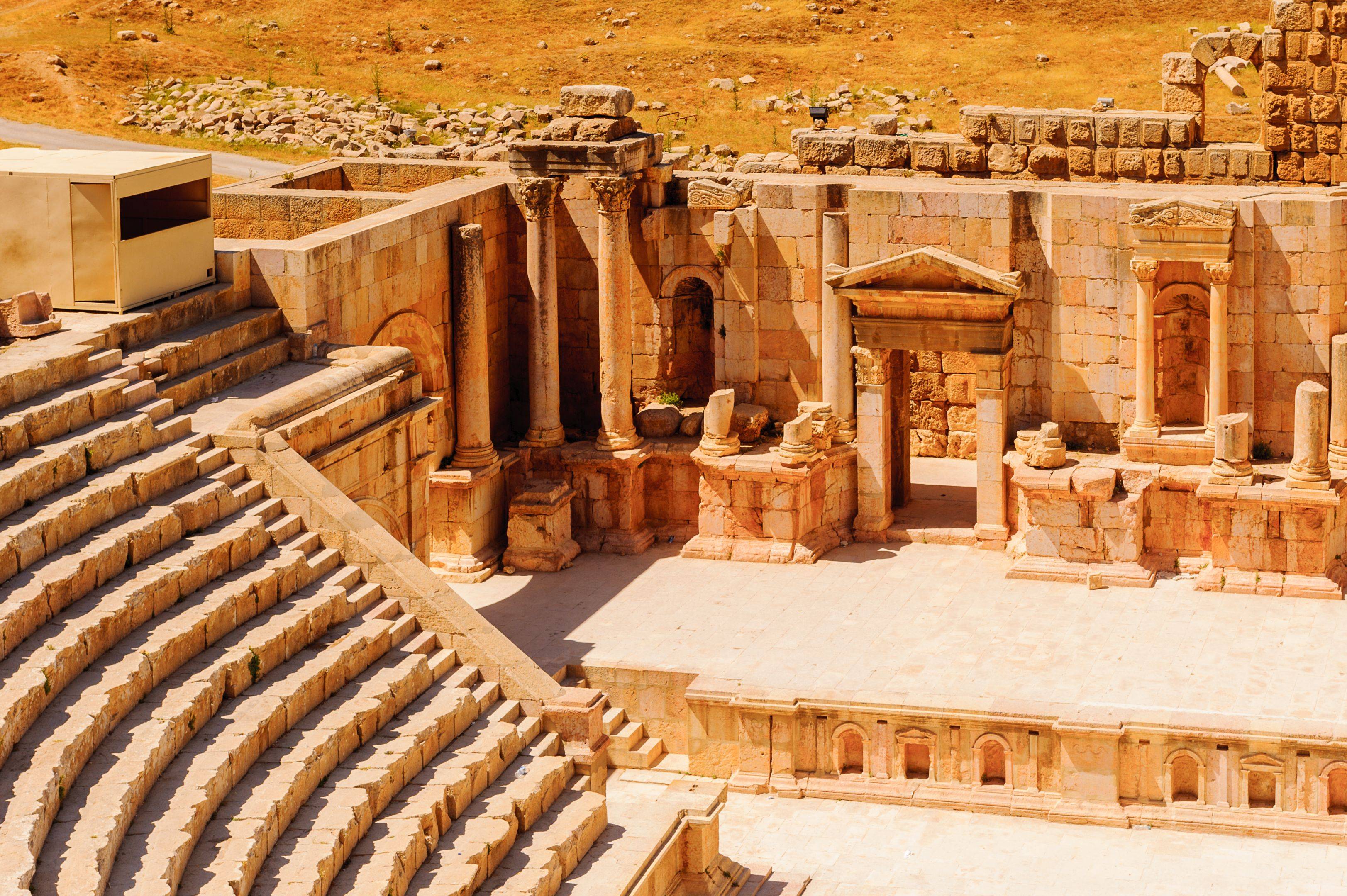 La cité Romaine de Jerash et baignade dans la mer morte