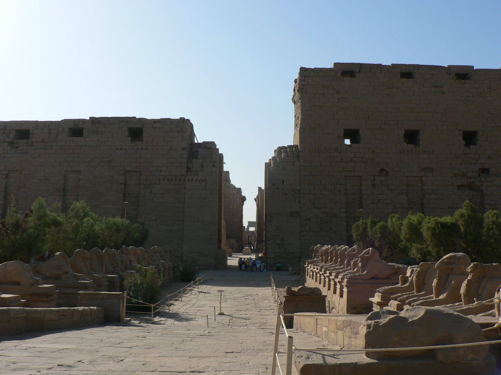La grandeur de Karnak et du temple d'Amon Ra