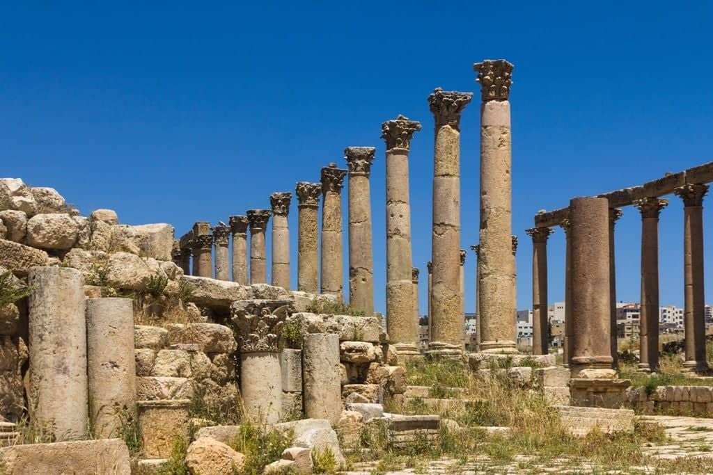 Visite de Jerash, l'ancienne ville romaine du Moyen-Orient et Ajloun 
