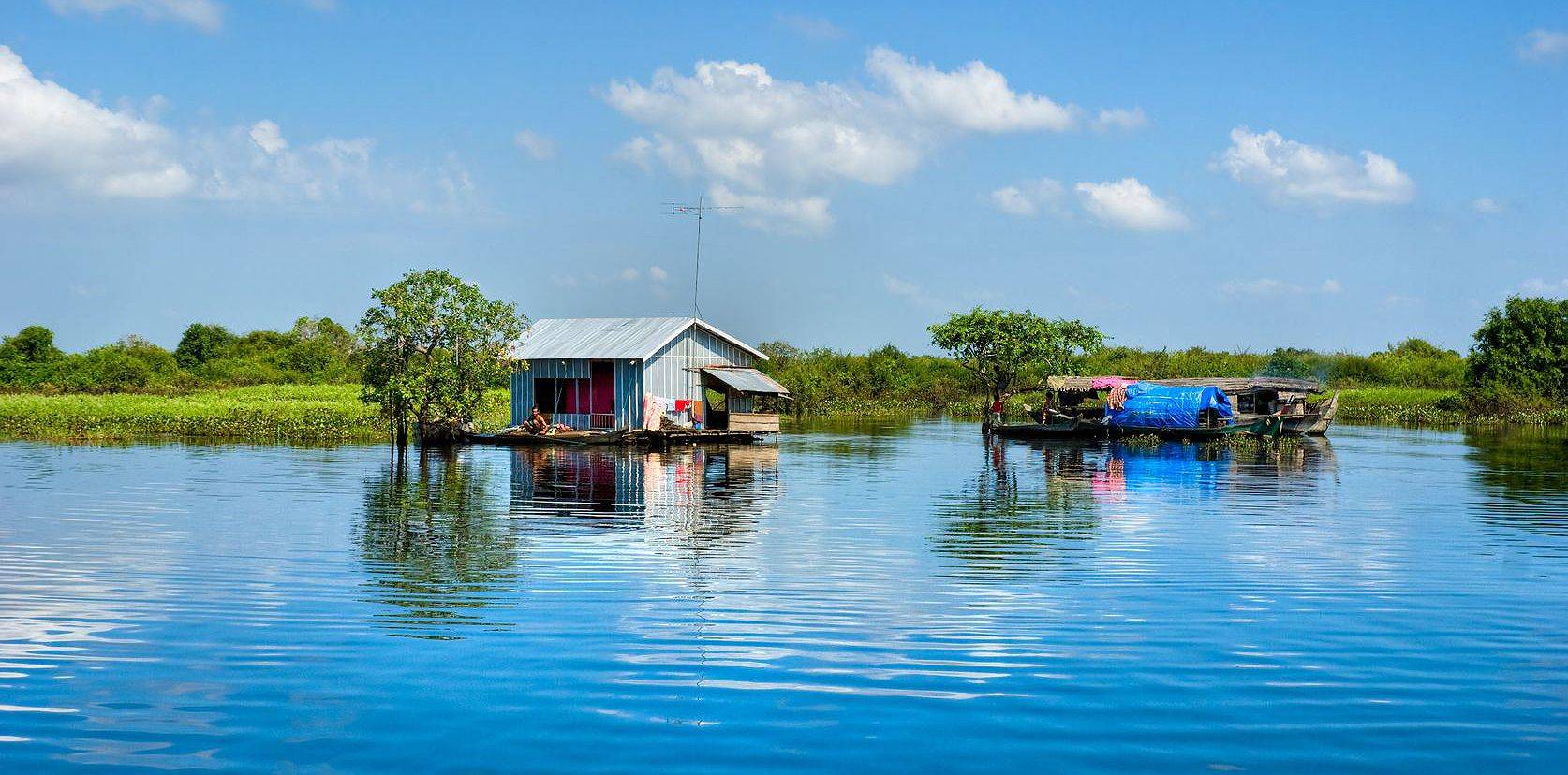 Village du lac Tonlé Sap