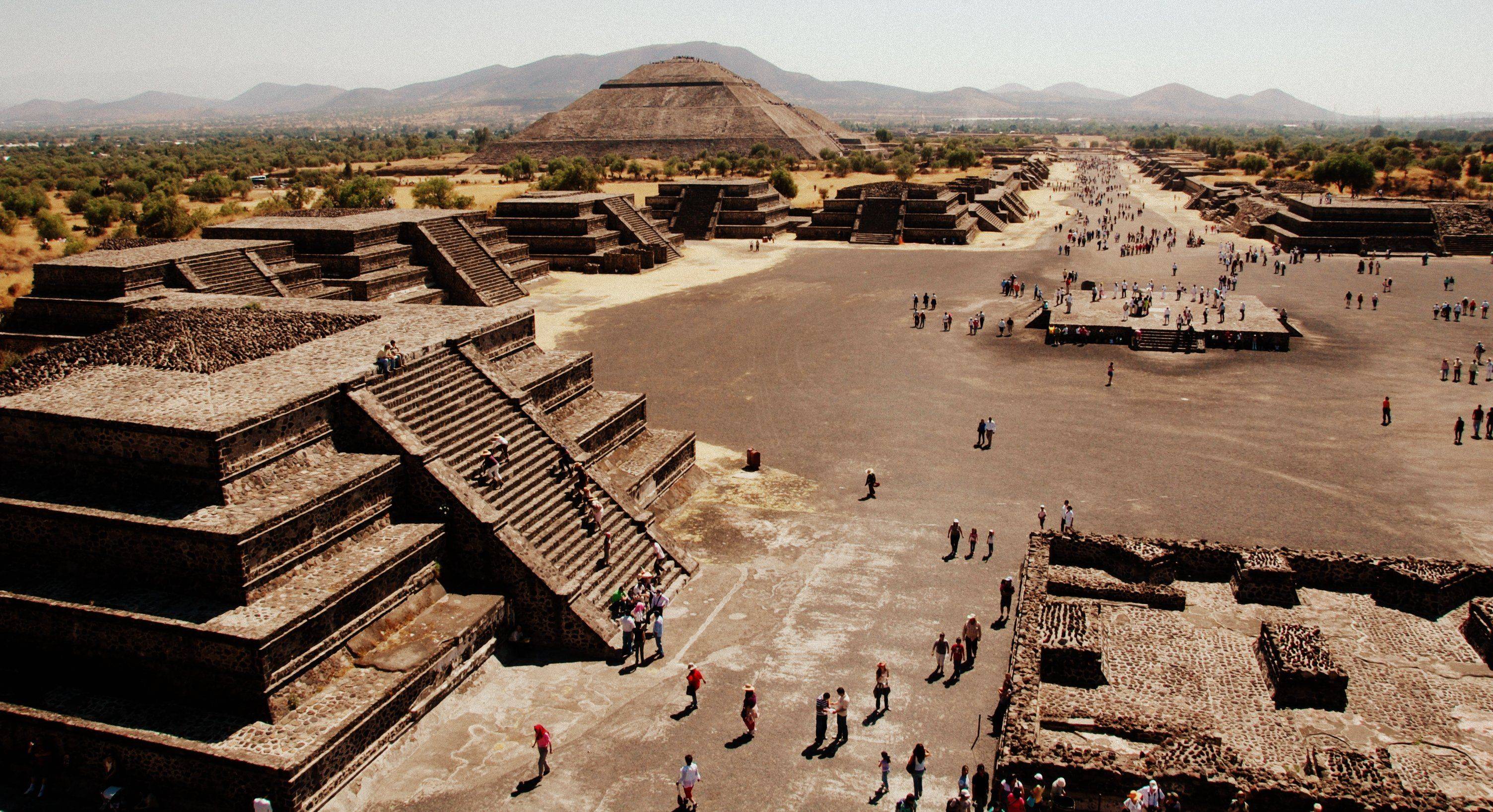 Tempelanlage auf dem Weg nach Puebla 