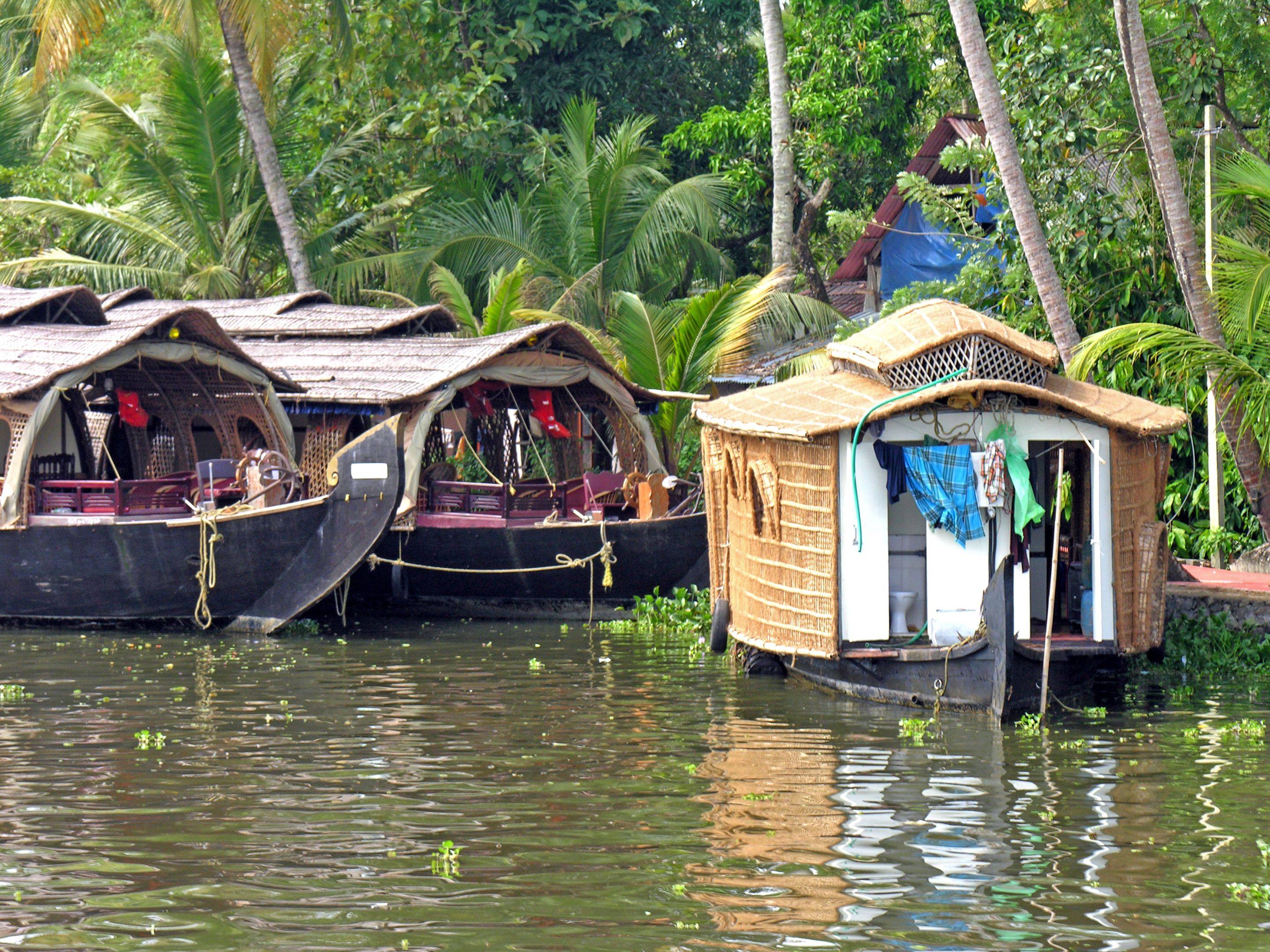 Les backwaters du Kerala