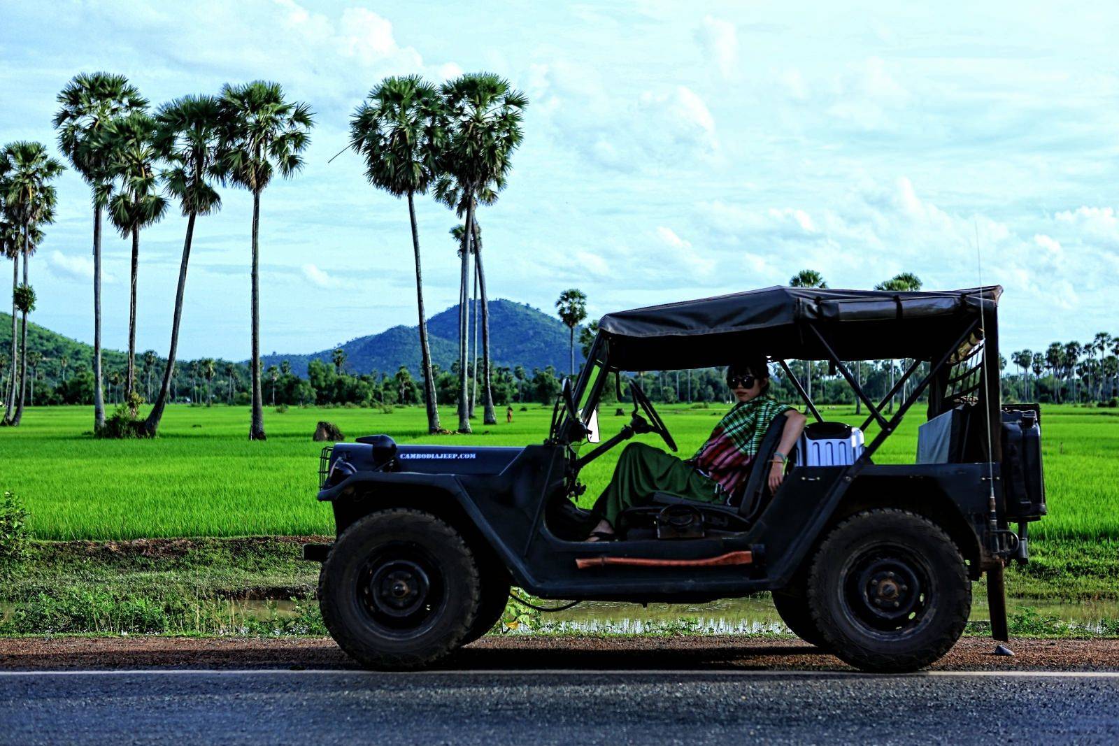 ​Die Landschaft um Siem Reap (75 km.)