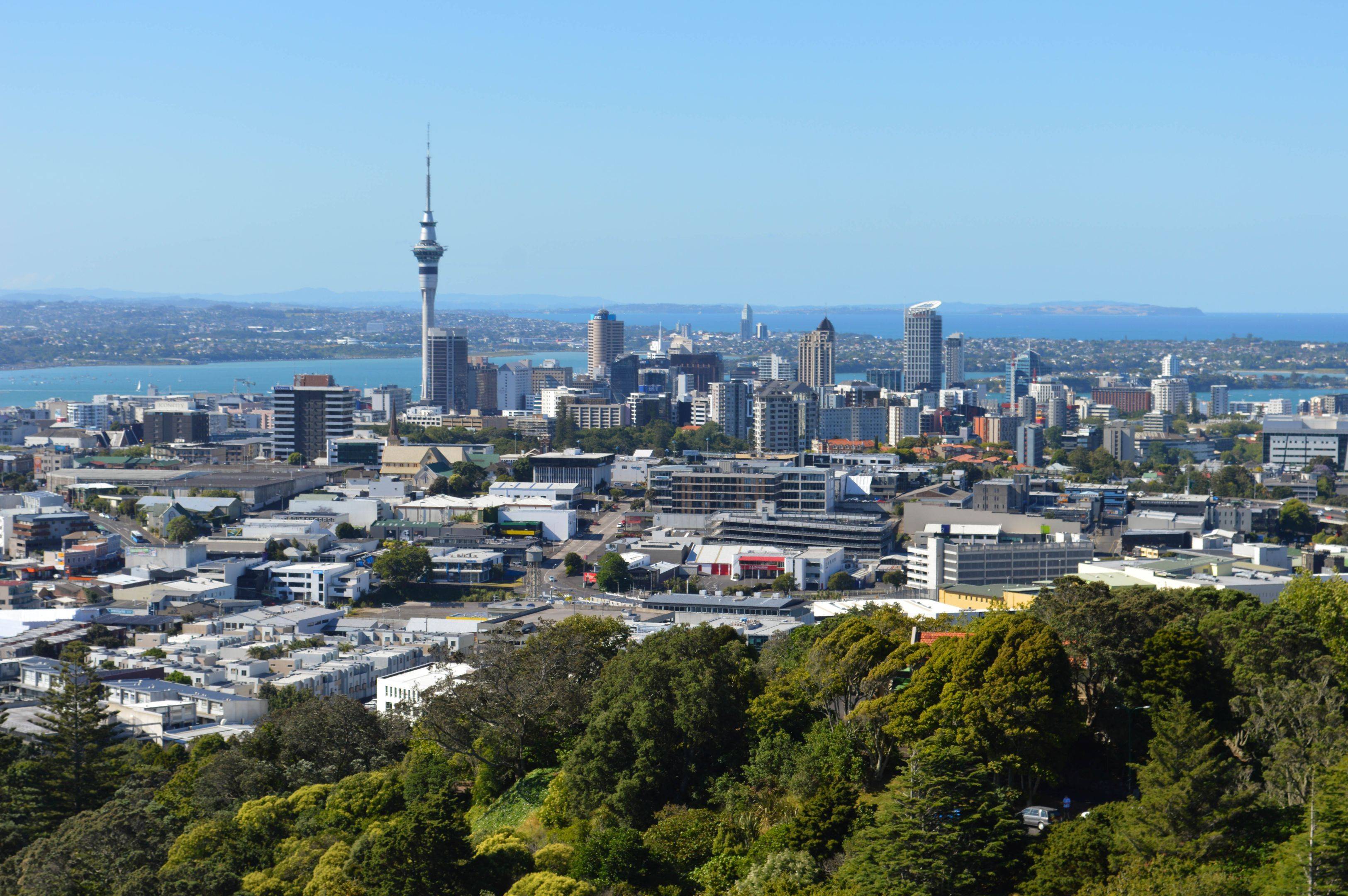 Ankunft in Auckland