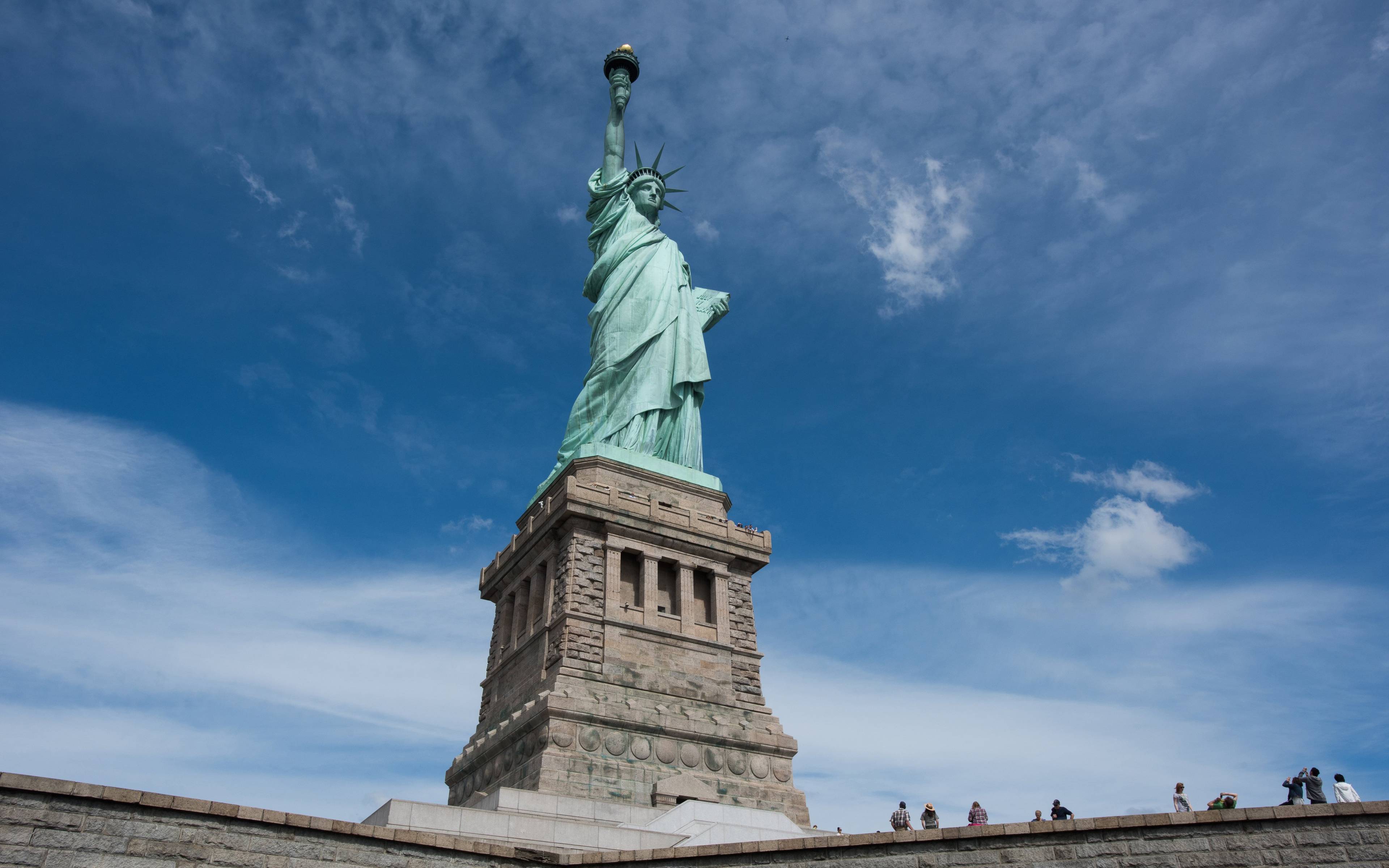 New York en altitude avec Lady Liberty