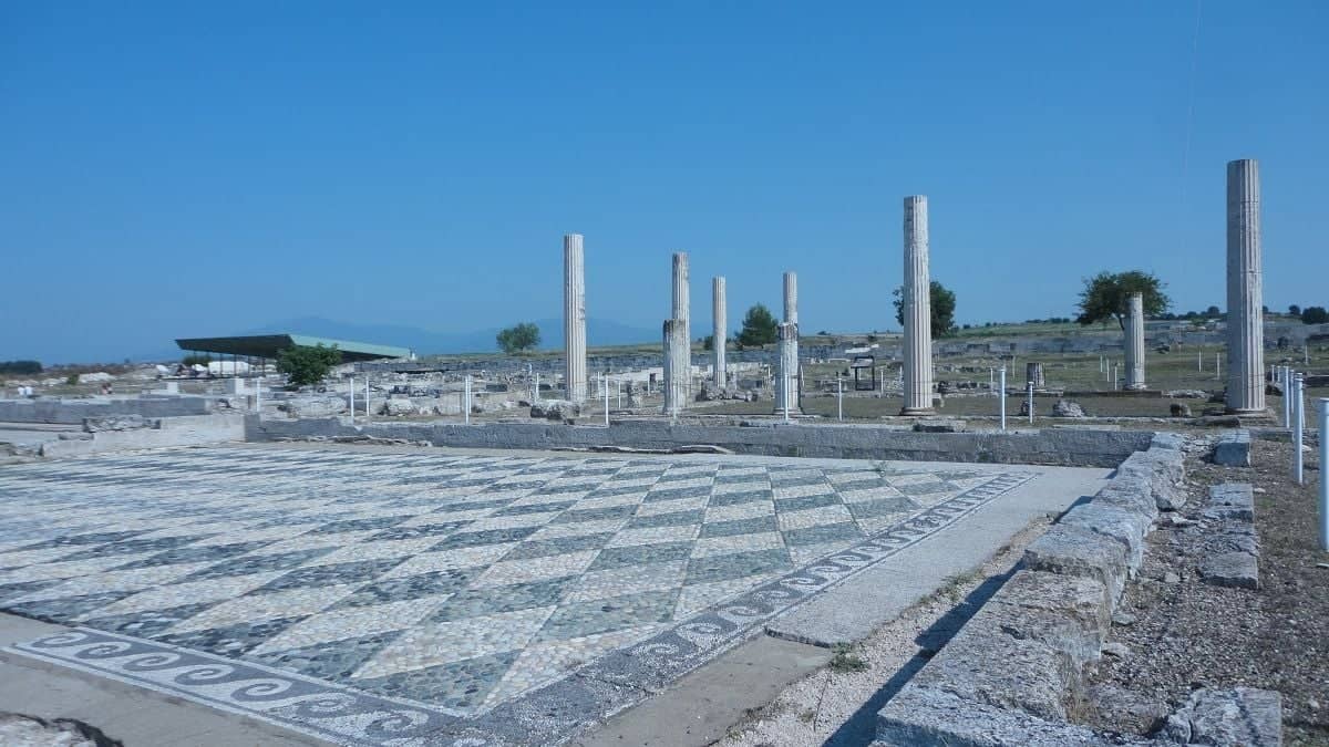 Les vestiges archéologiques de Pella et Vergina