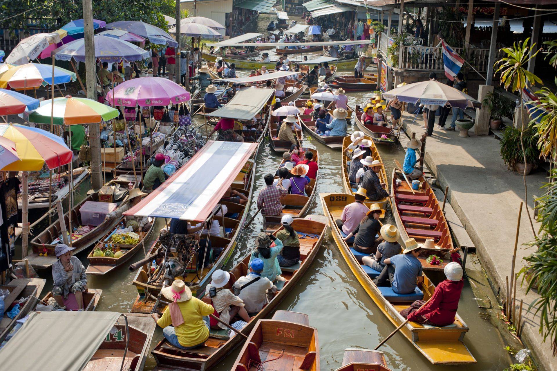 I famosi mercati di Bangkok