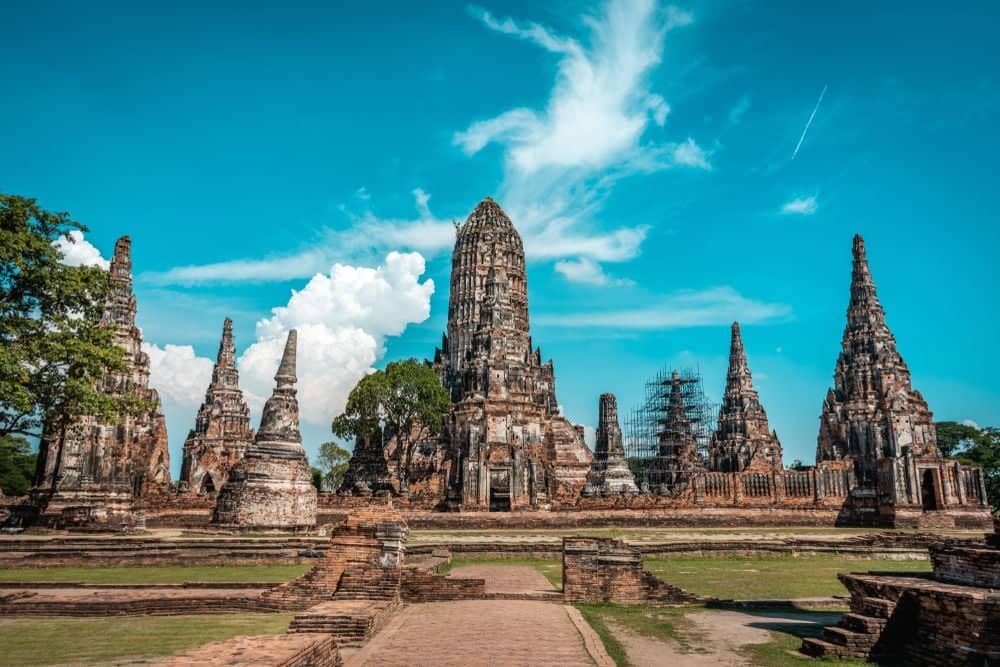UNESCO Weltkulturerbe Ayutthaya und Abschied von Bangkok