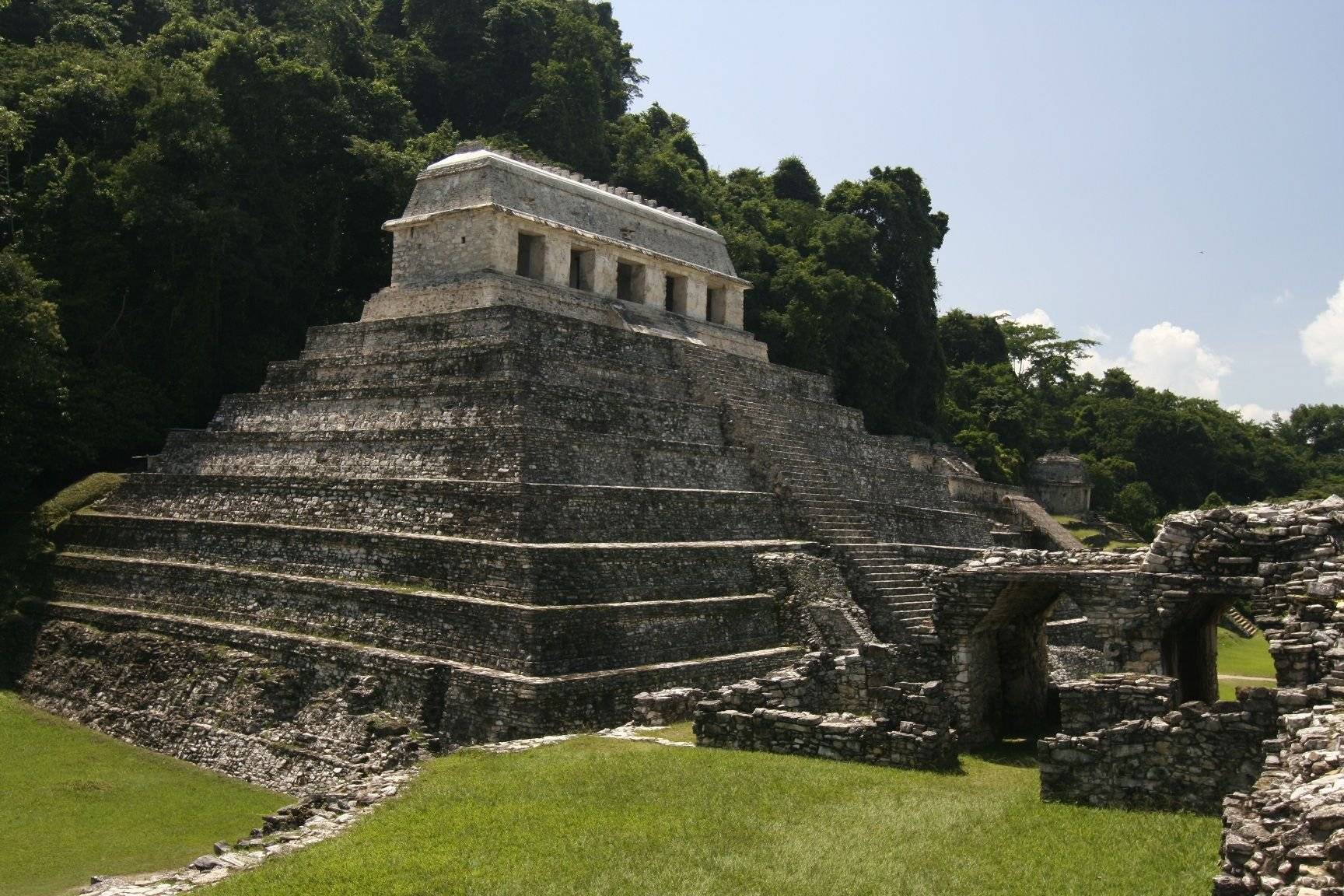 Le rovine Maya di Palenque 
