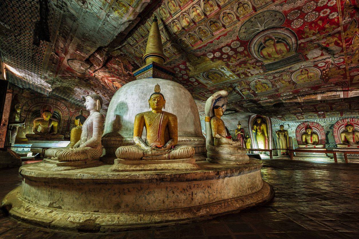 Il famoso tempio di oro e Kandy