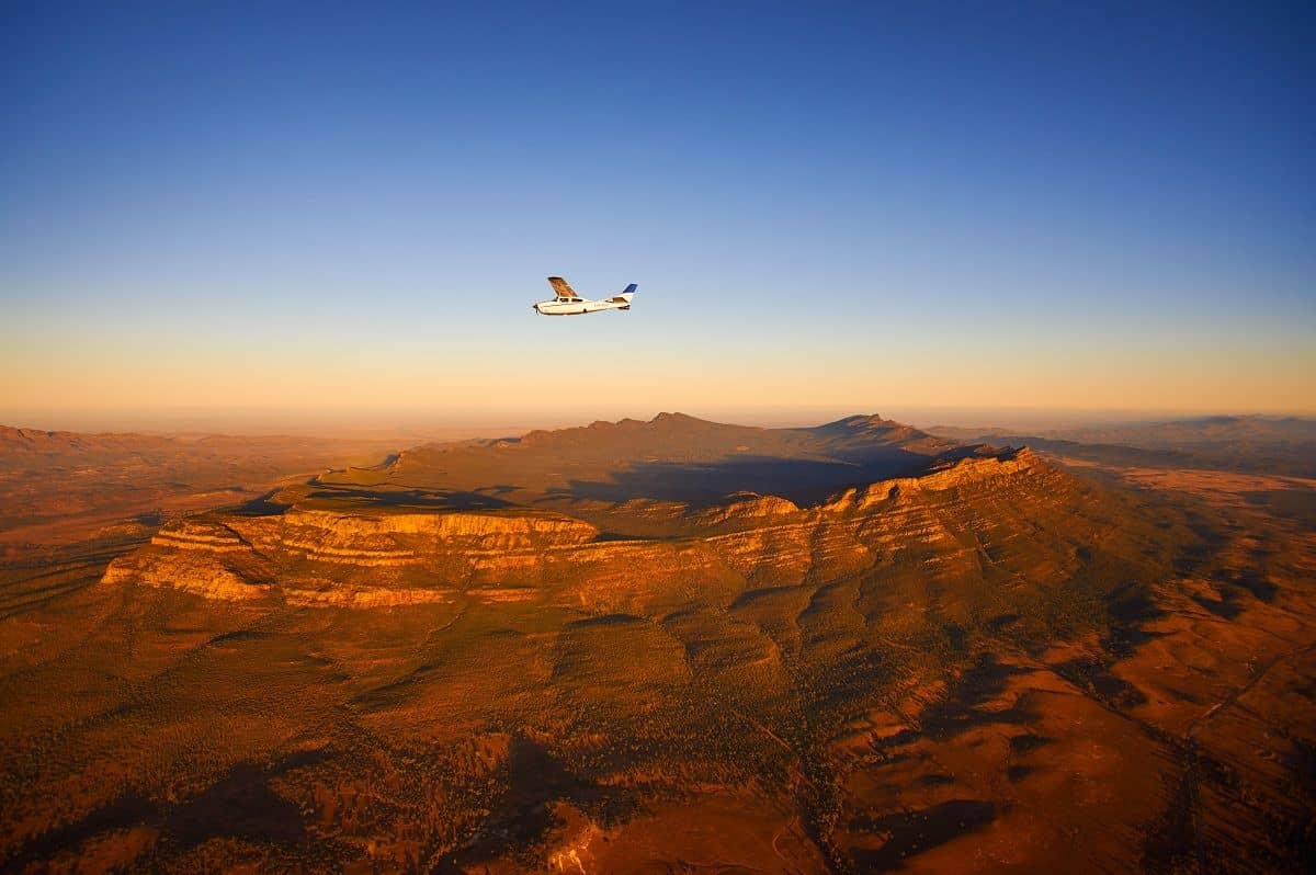 Ikara Flinders Ranges vu du ciel