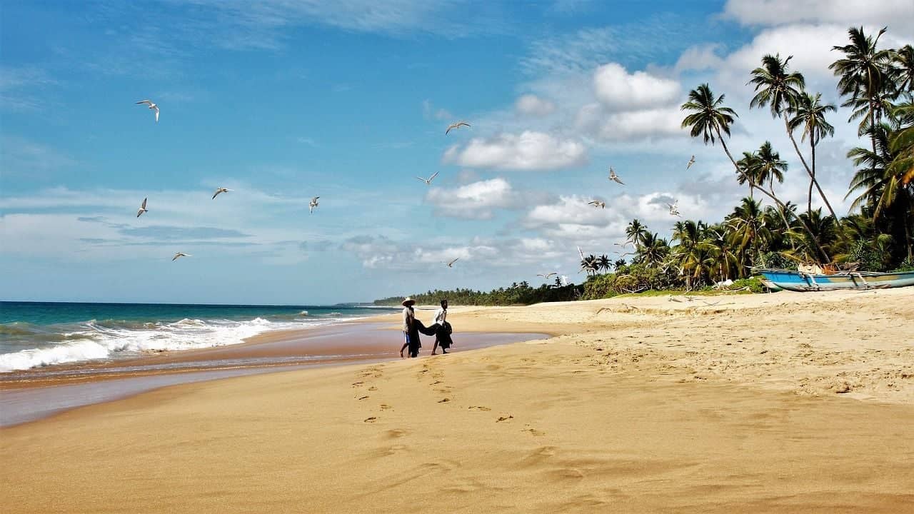 Les plages paradisiaques d'Induwara