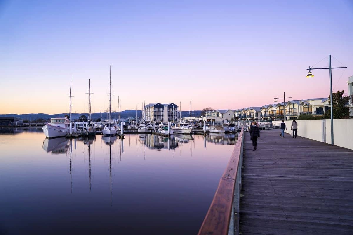 Visite de la ville d'Hobart, capitale de la Tasmanie