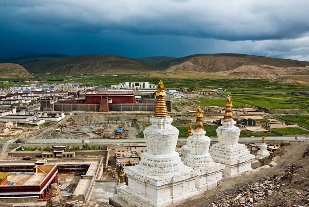 Architecture mongole à Sakya