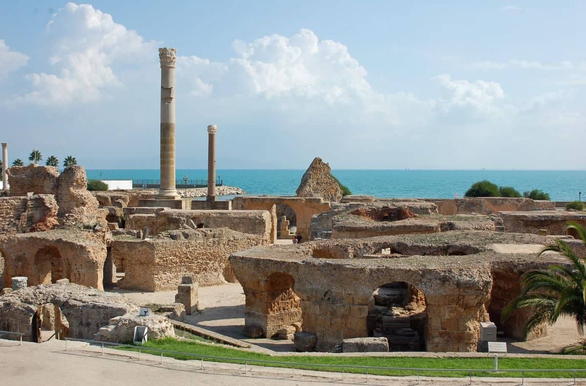 Découverte des ruines de Carthage