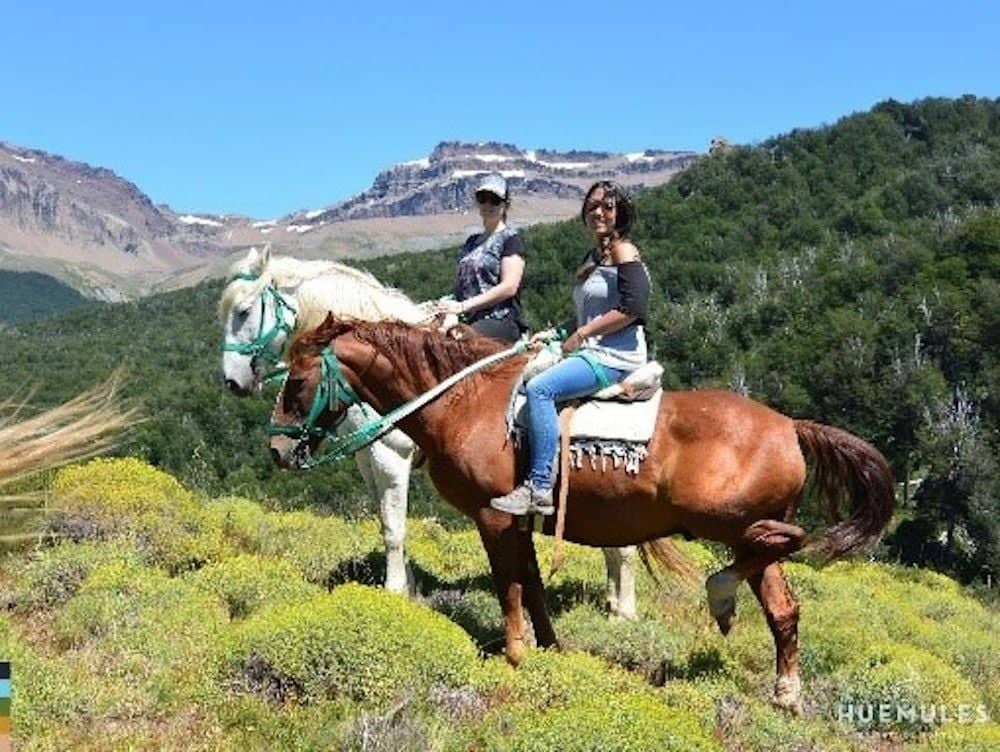 Randonnée à cheval dans la réserve de Huemules