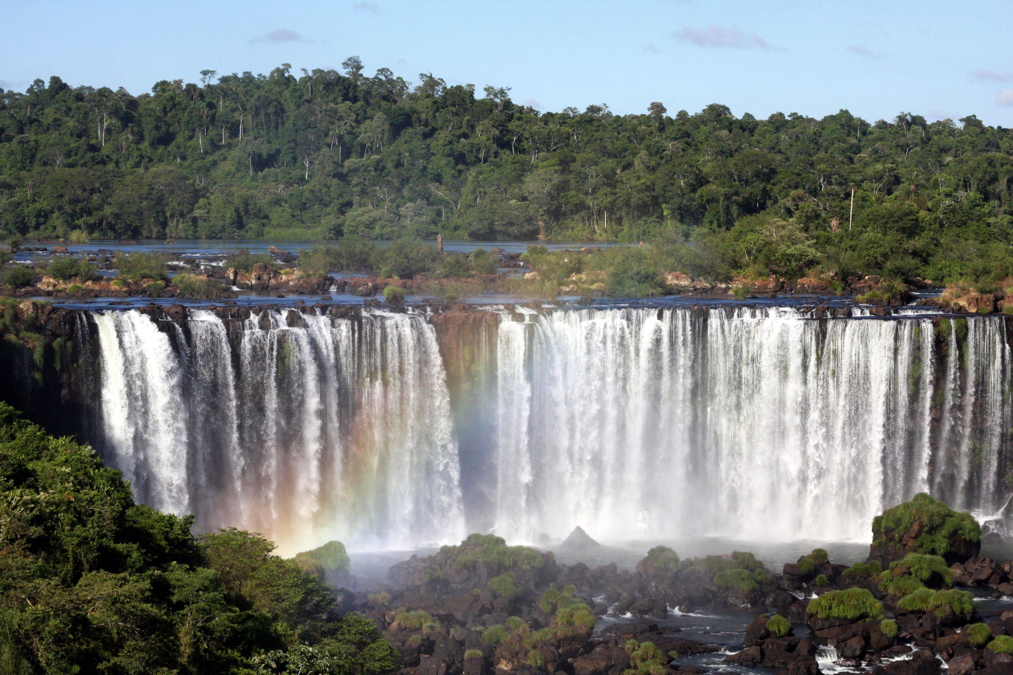Arrivée au coeur des Chutes d'Iguaçu ! 