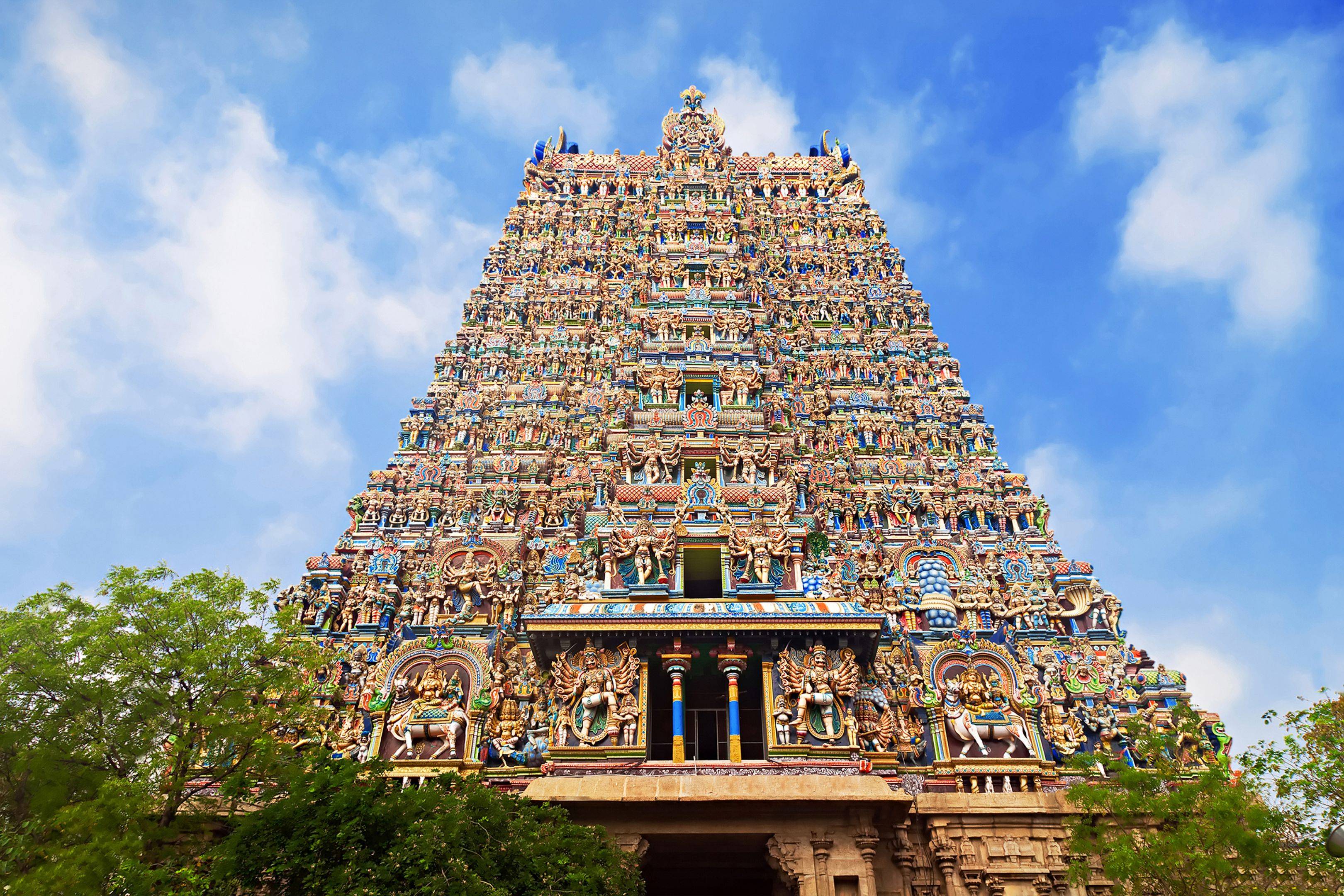 Mit der Rikscha Madurai erkunden