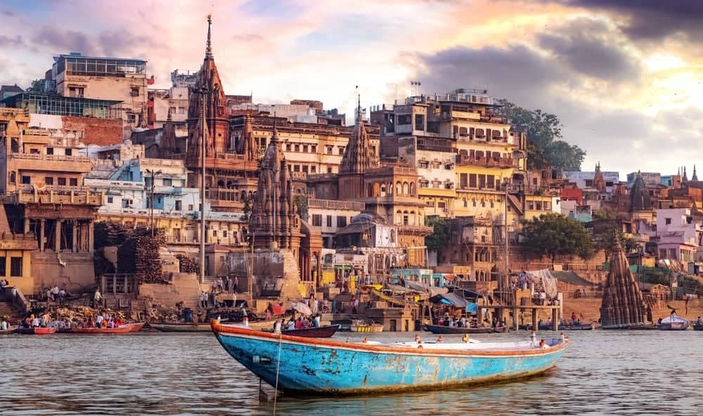 En barco por el Ganges