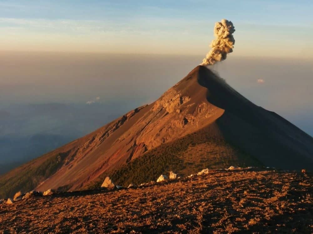 Ascenso del volcán Acatenango