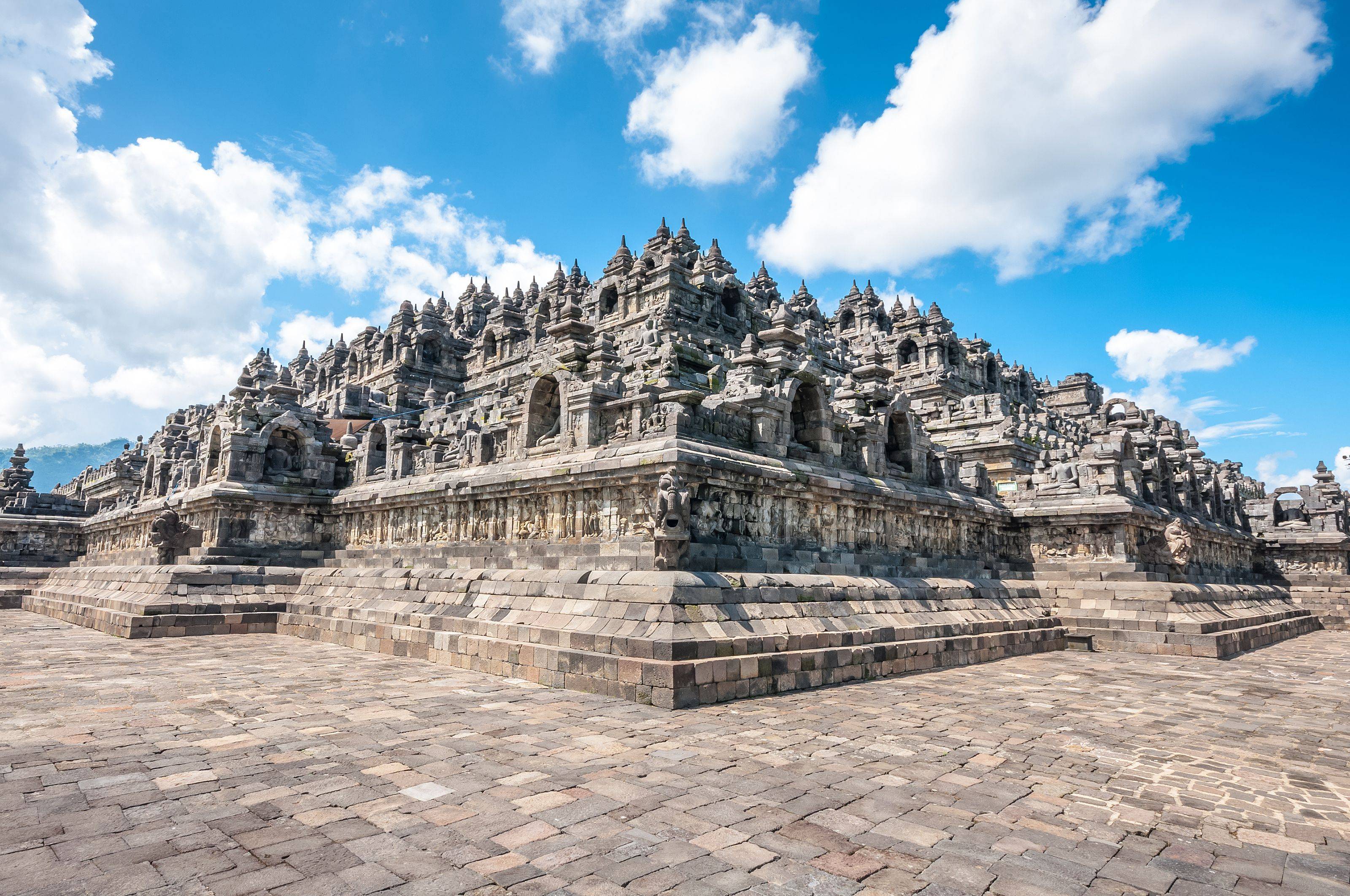 Cultura Local junto al Templo de Borobudur