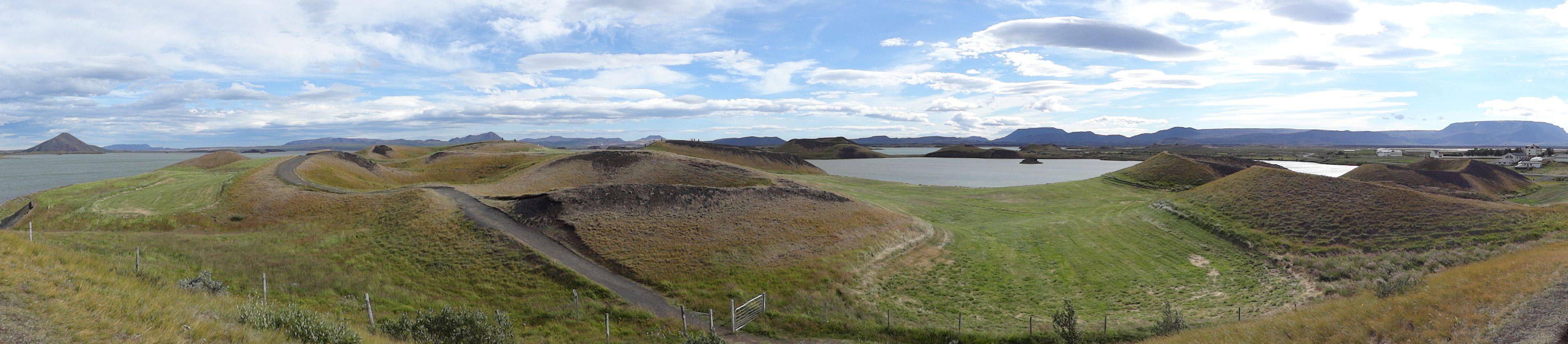 Der Hauptsitz der Wildlinge und das Seengebiet um Mývatn 