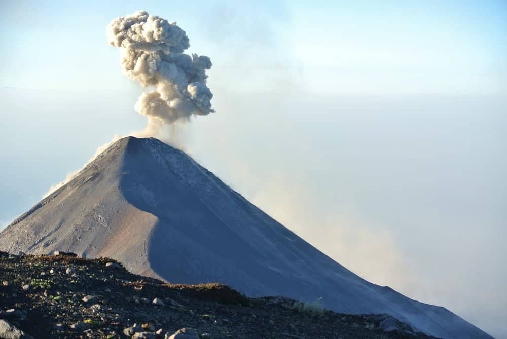 Les éruptions du volcan Fuego 