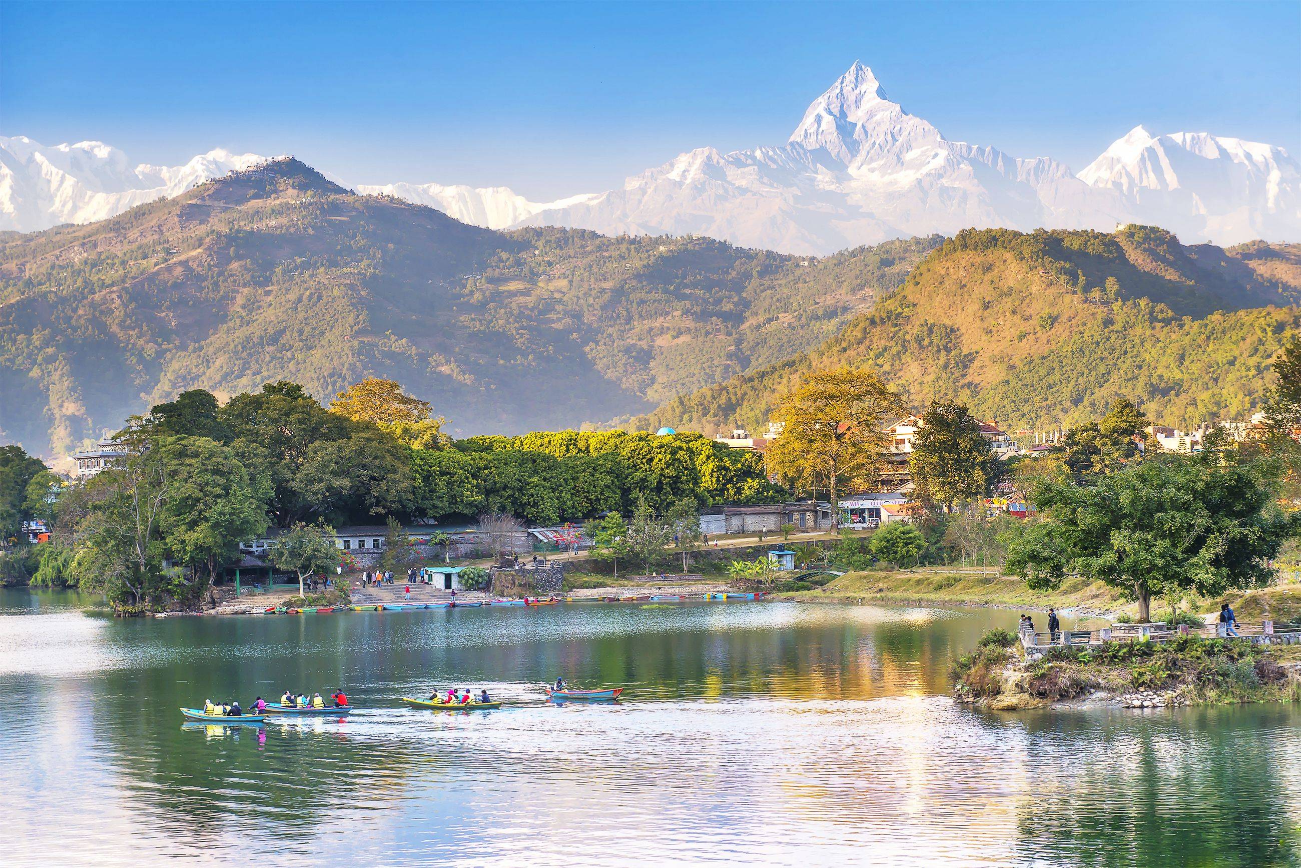 Sightseeing in Pokhara und die Welt-Friedens-Pagode