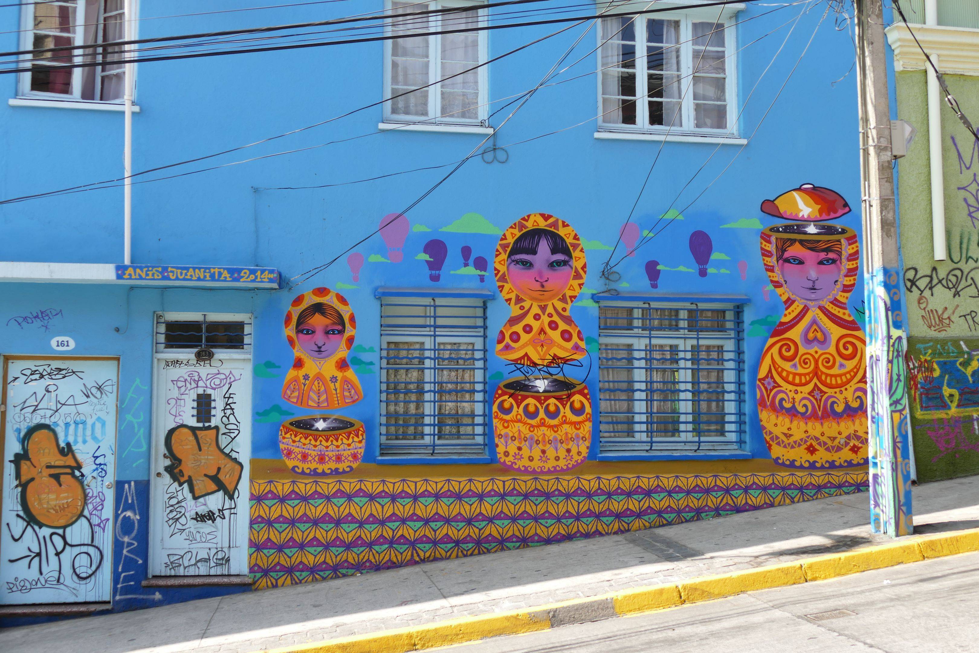 Street Artist d'un jour à Valparaíso