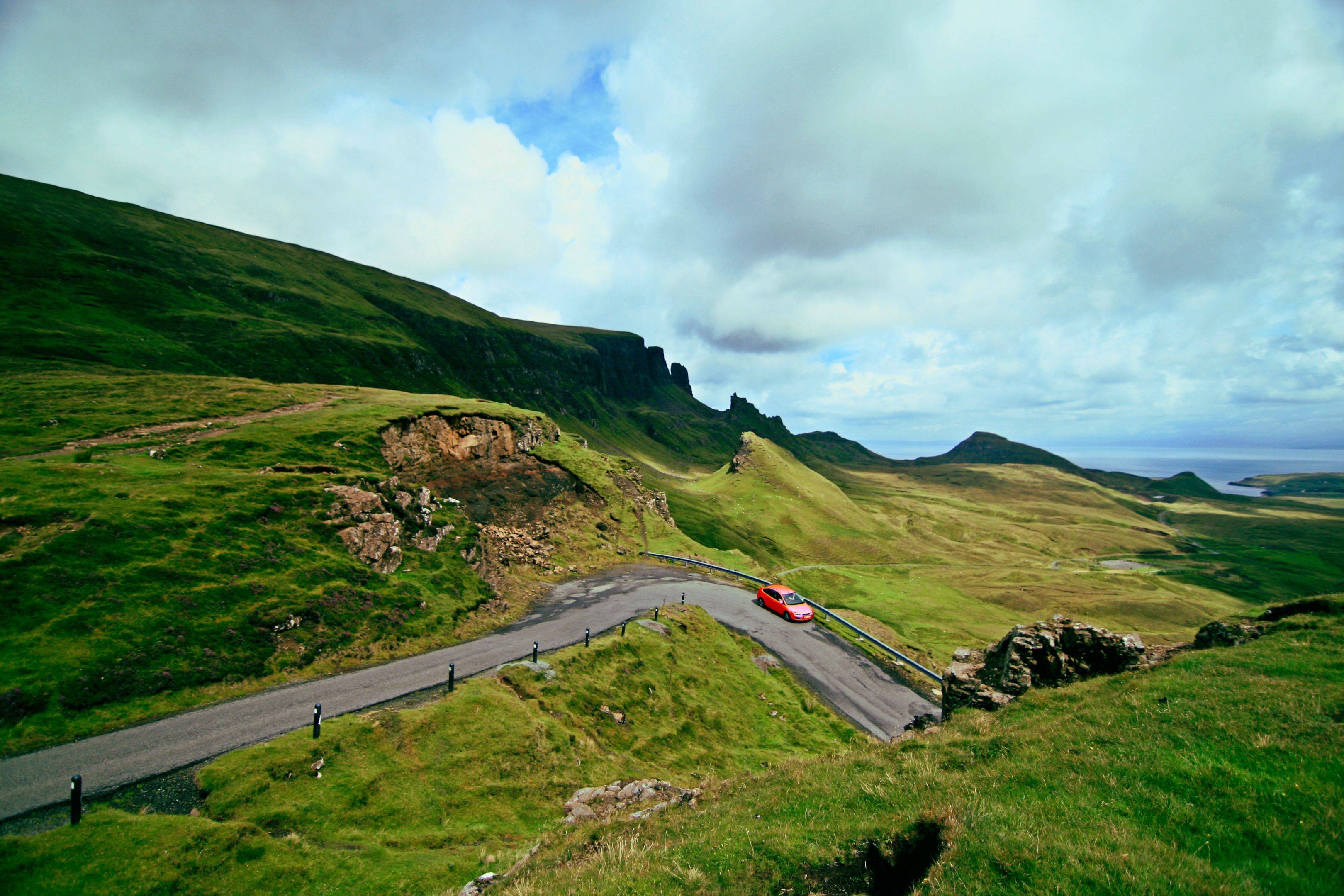 Le château de Highlander et l'île de Skye