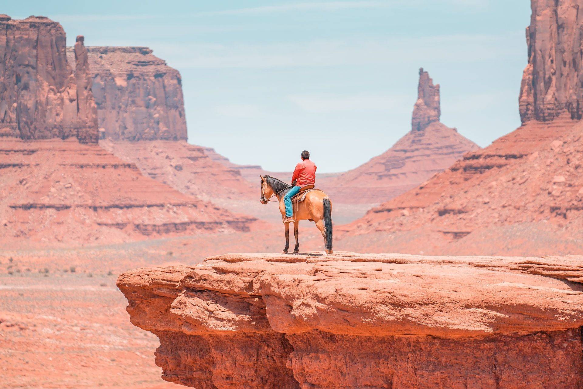 Balade à cheval dans Monument Valley