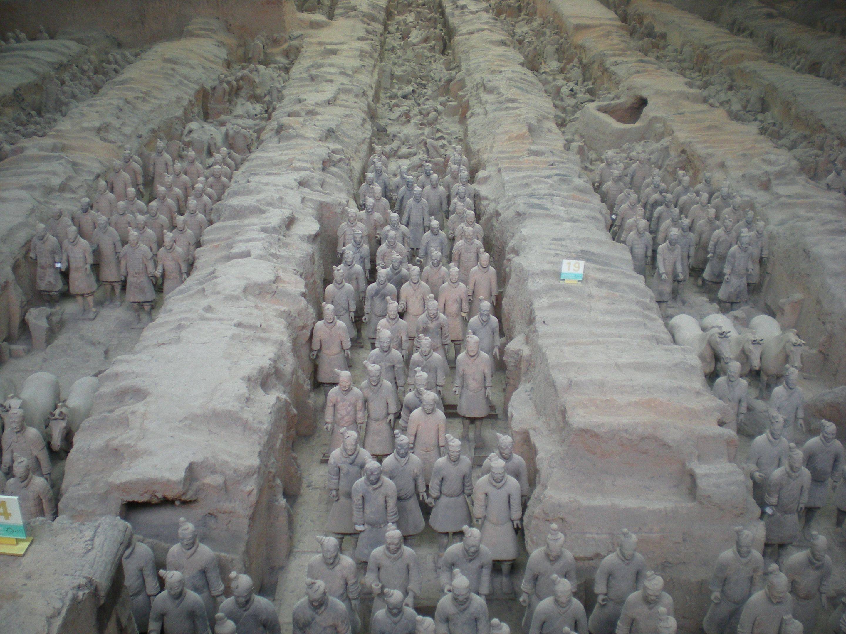 L'ottava meraviglia della terra, «l'esercito di terracotta» di Xian