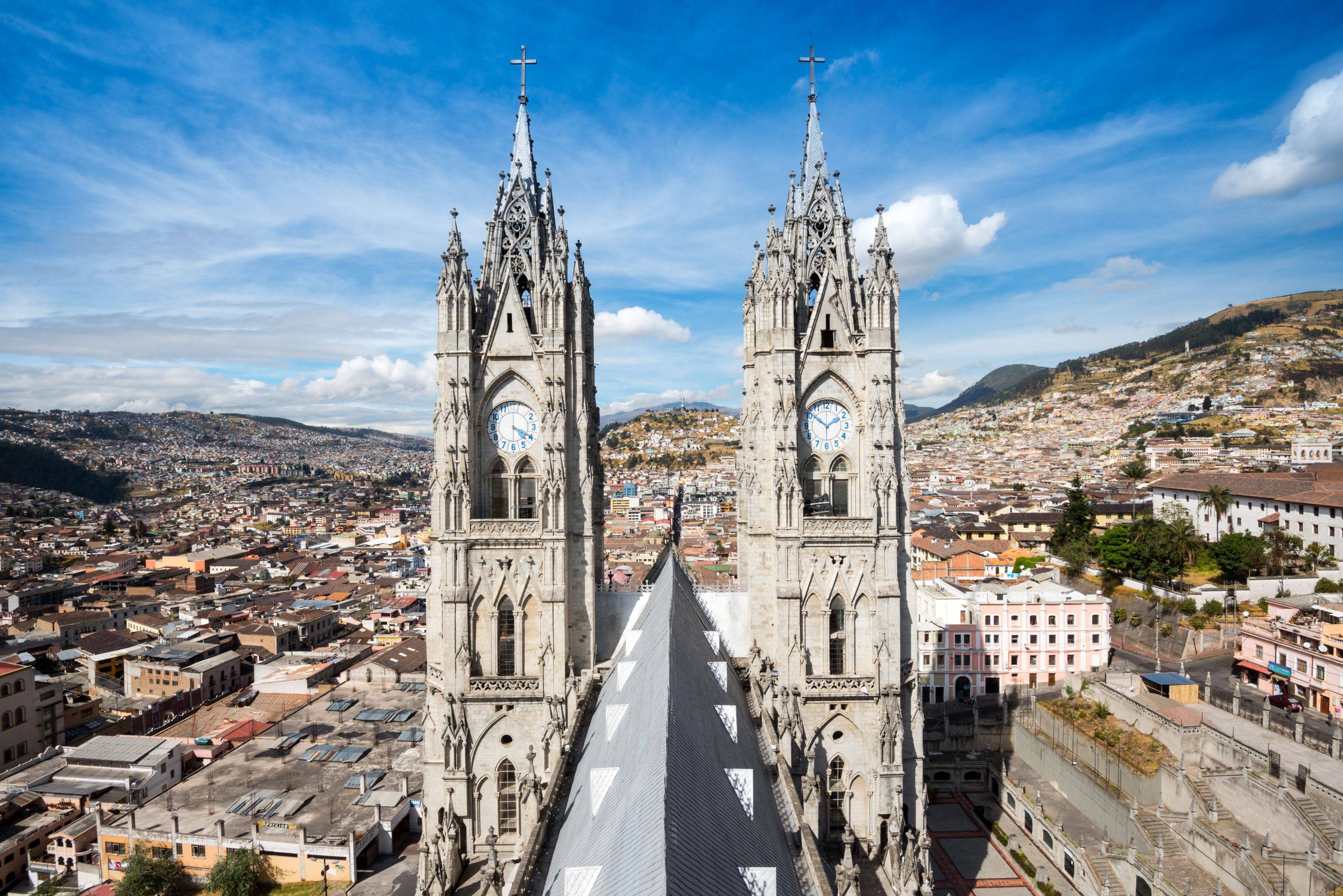 El centro histórico de Quito y la Mitad del Mundo
