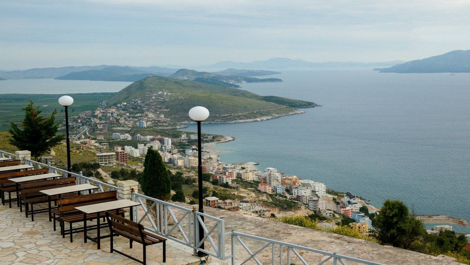 Entlang der albanischen Riviera 