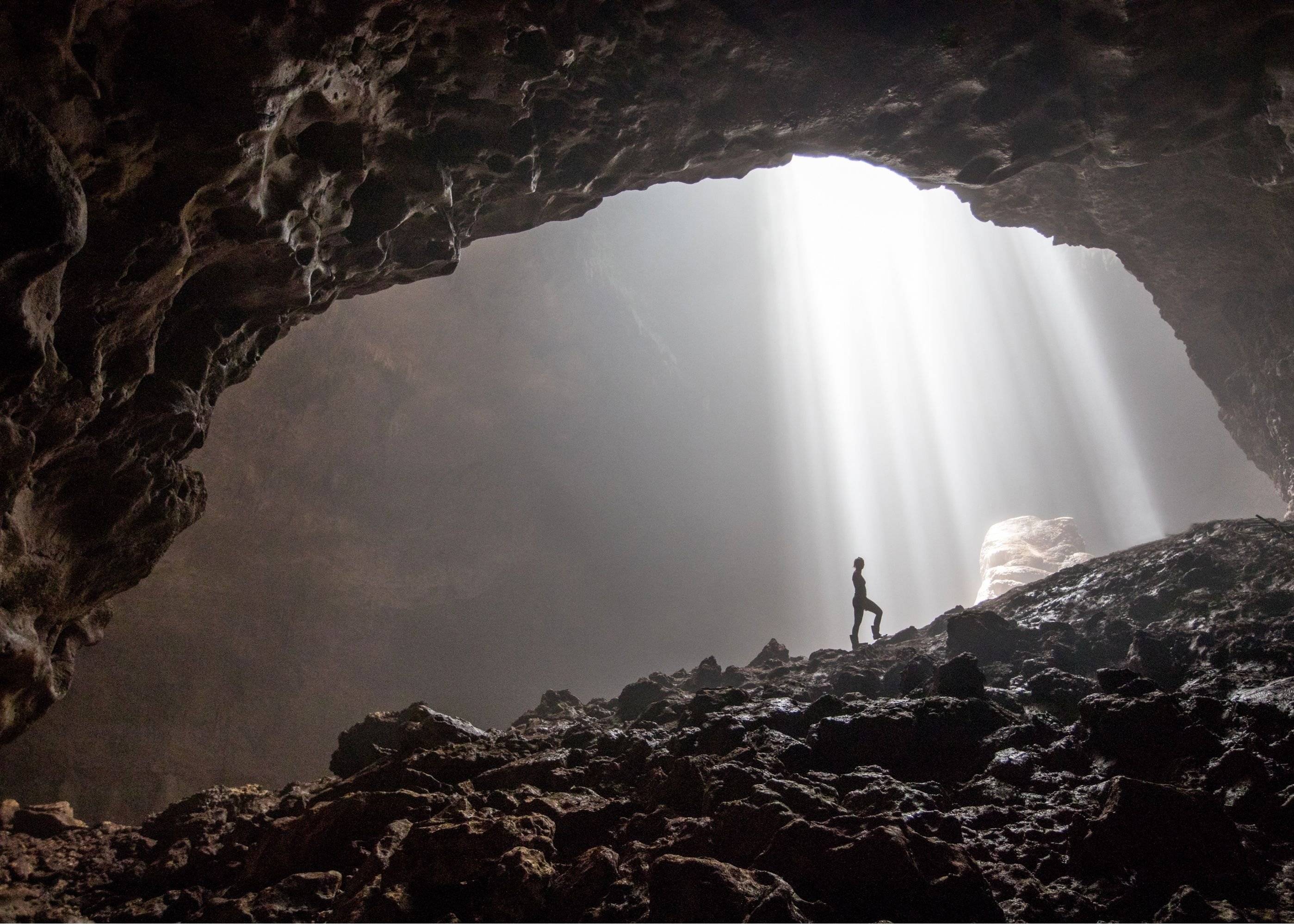 Dans la grotte de Jombang