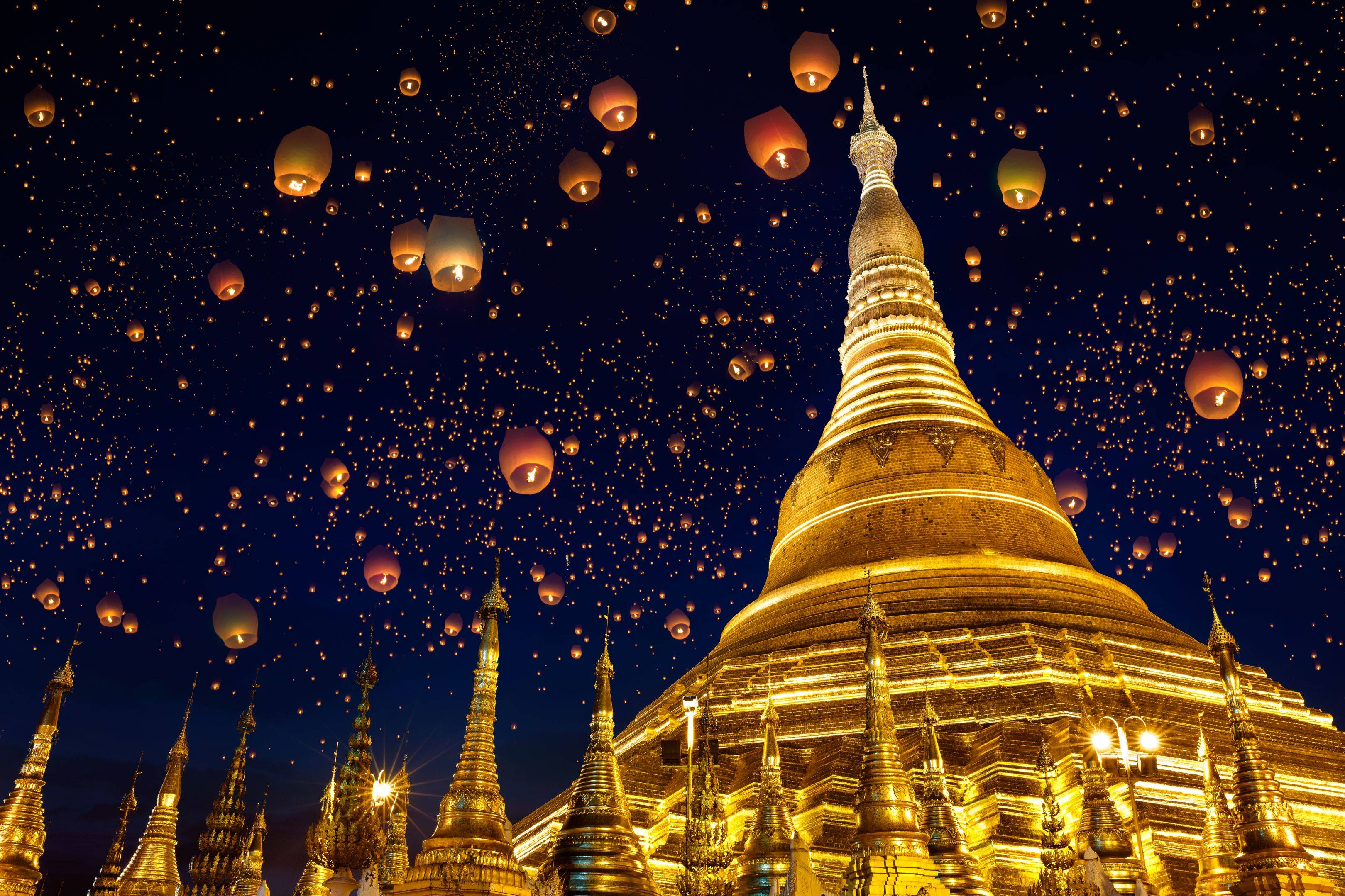Yangon e visita al simbolo del paese