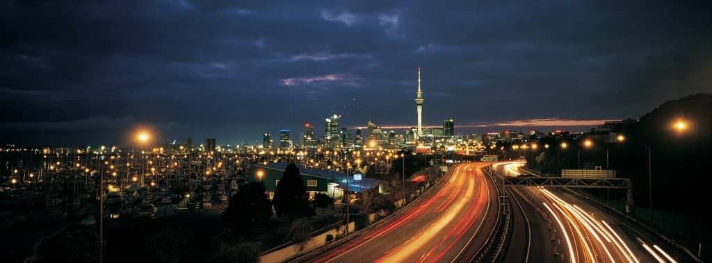 Arrivo a Auckland